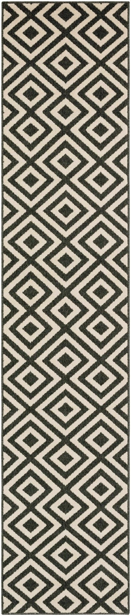 Outdoor Safe Modern Geometric Beige and Charcoal Multi size Area Rug - Image 15