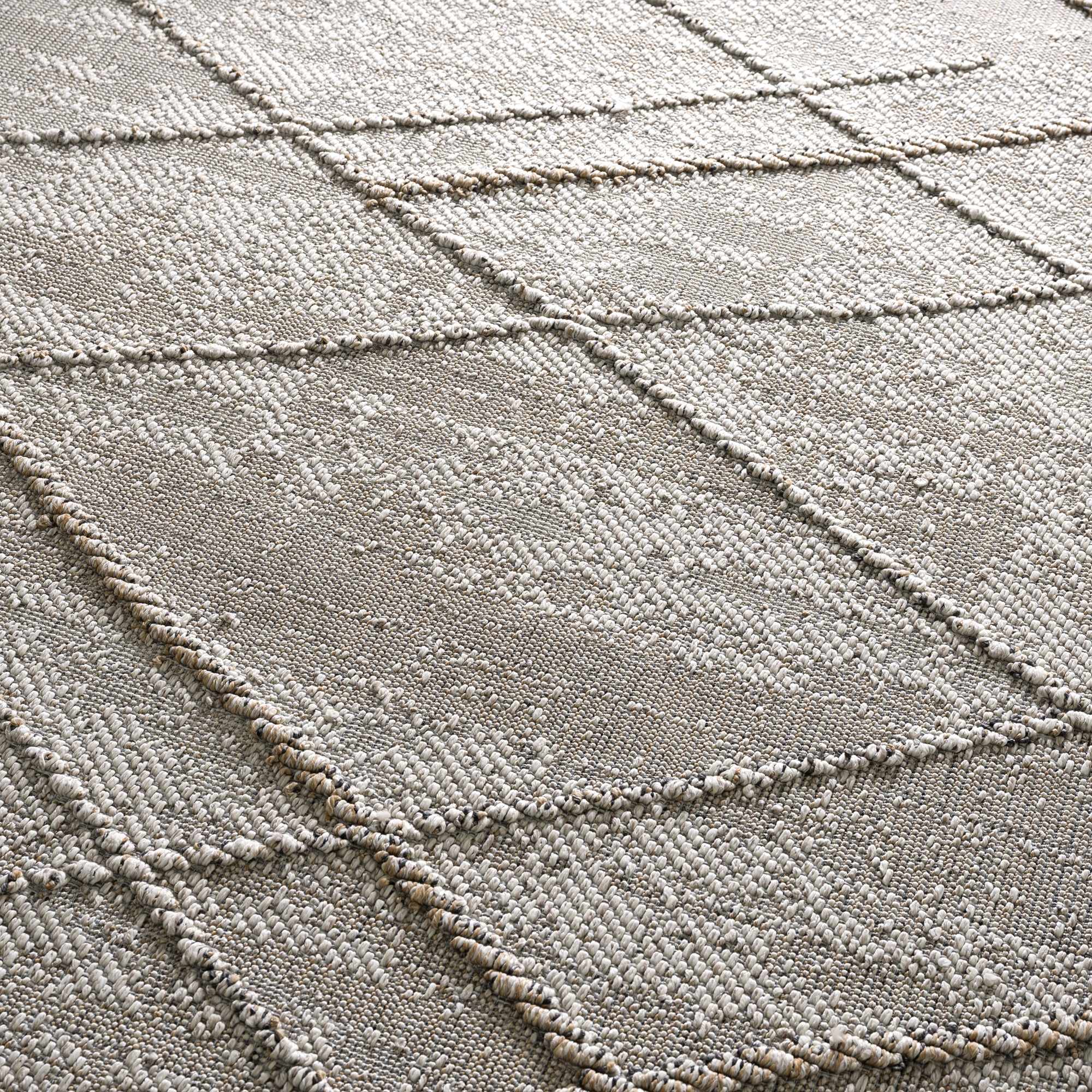 Modern Geometrical Contemporary Beige Outdoor Safe Area Rug - Image 15