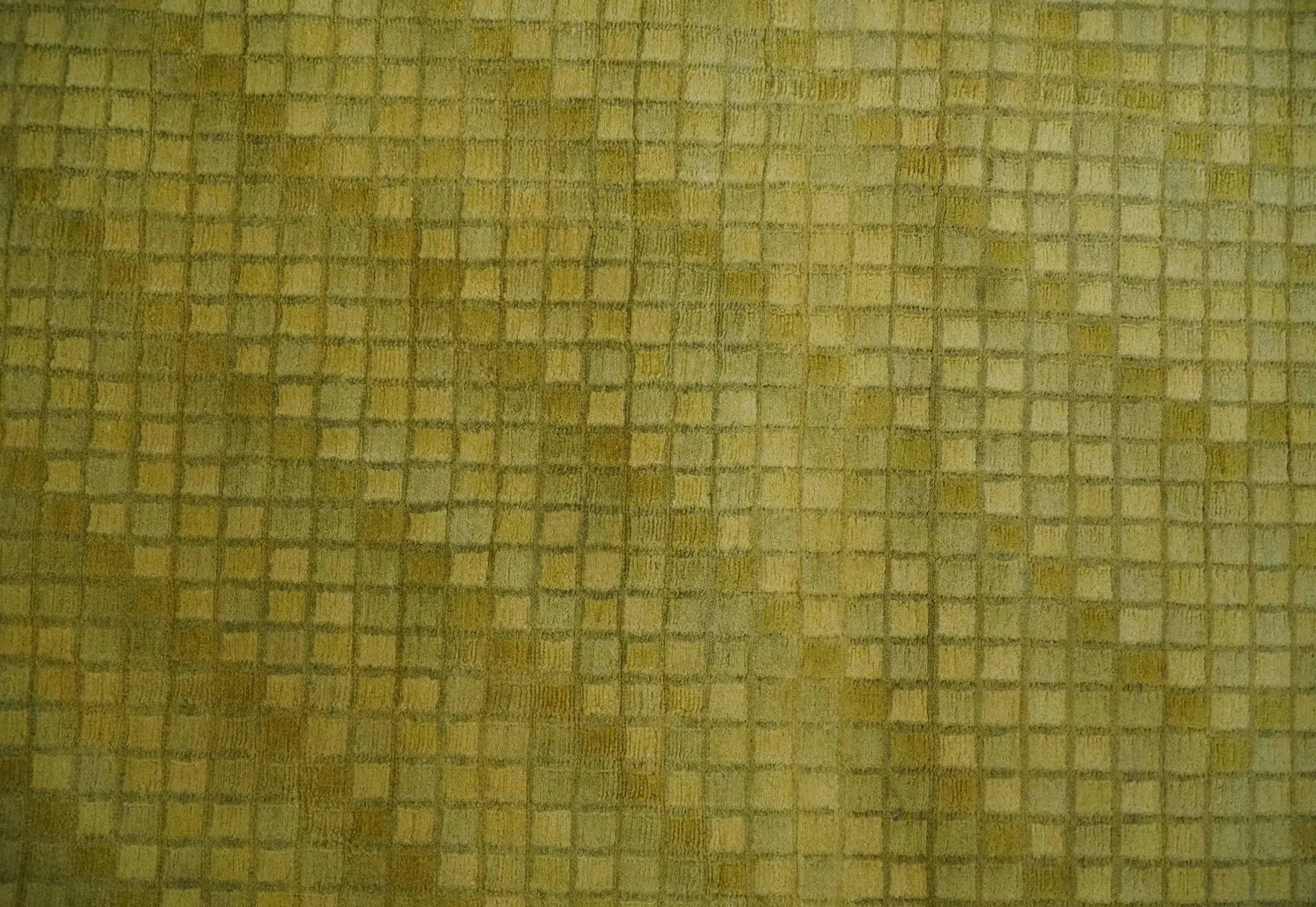 Modern Geometrical Boxes Olive Hand loom 5x8 wool Area Rug - Image 5