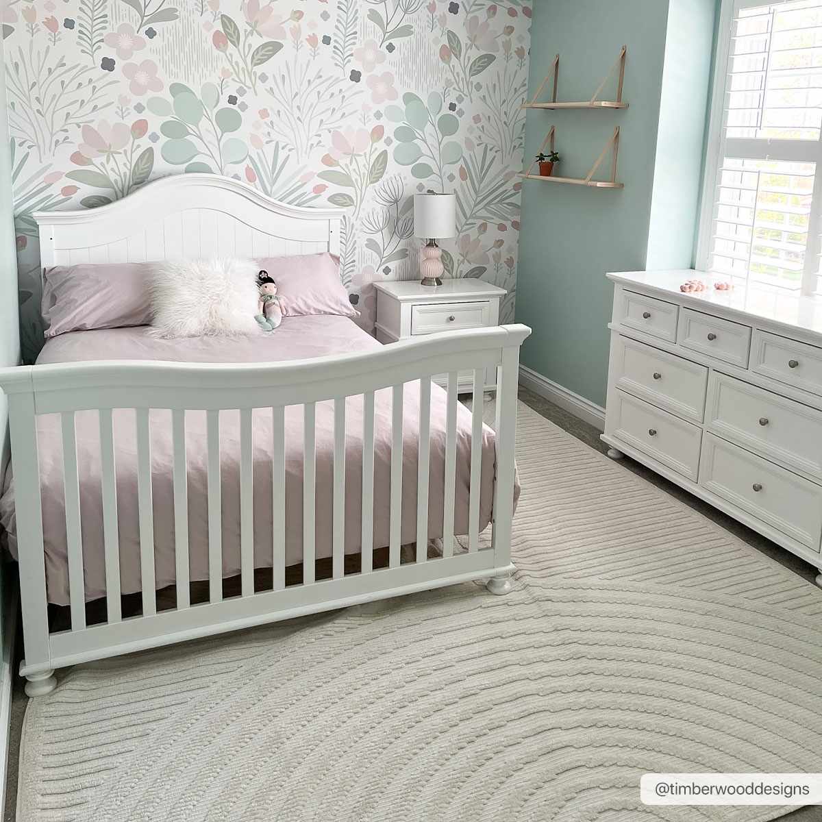 Modern Geometrical Arc Texture Ivory Washable Area Rug - Image 3