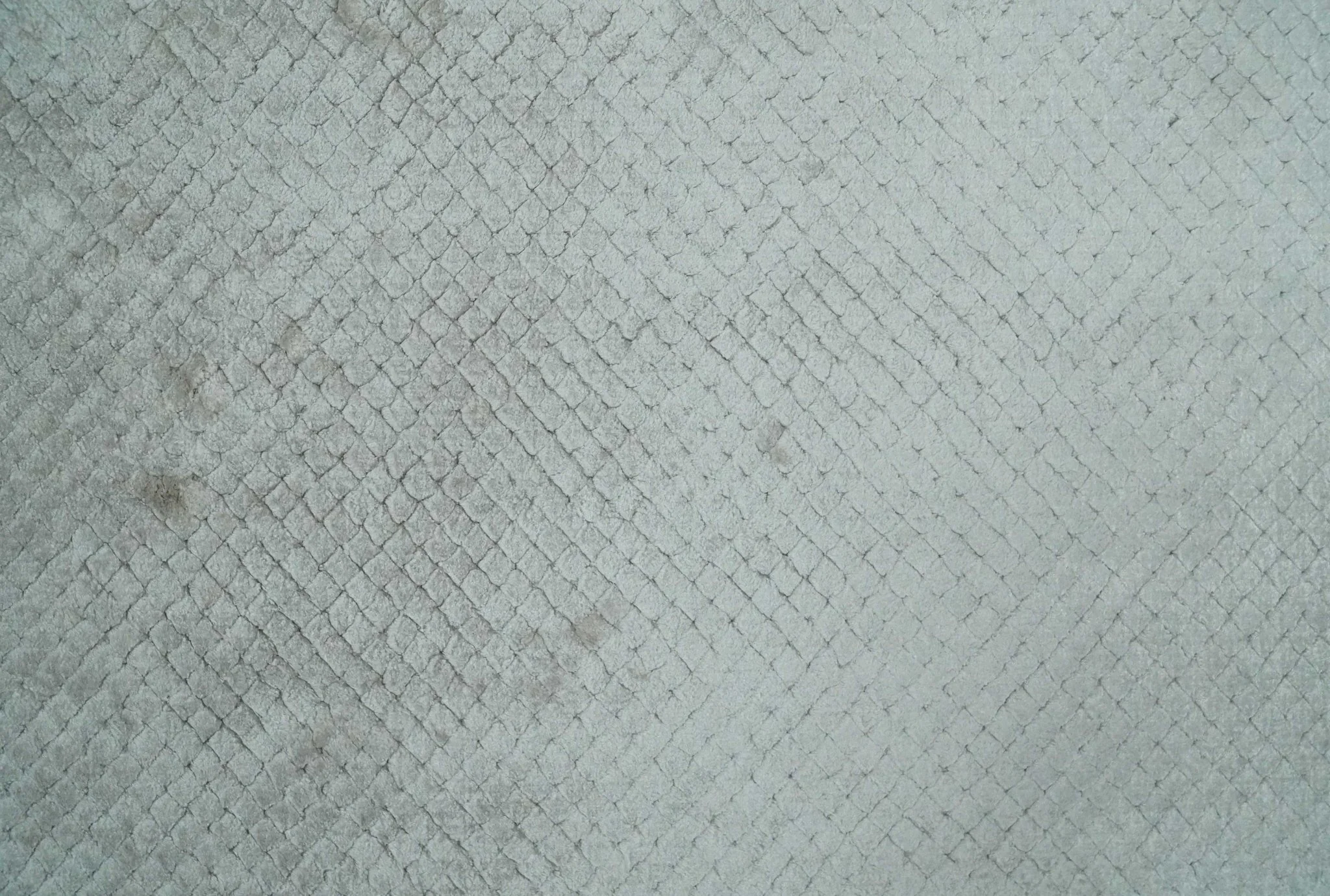 Modern Geometrical Hand carved Square Hand Made 2x3 Silver Art silk Area Rug - Image 6