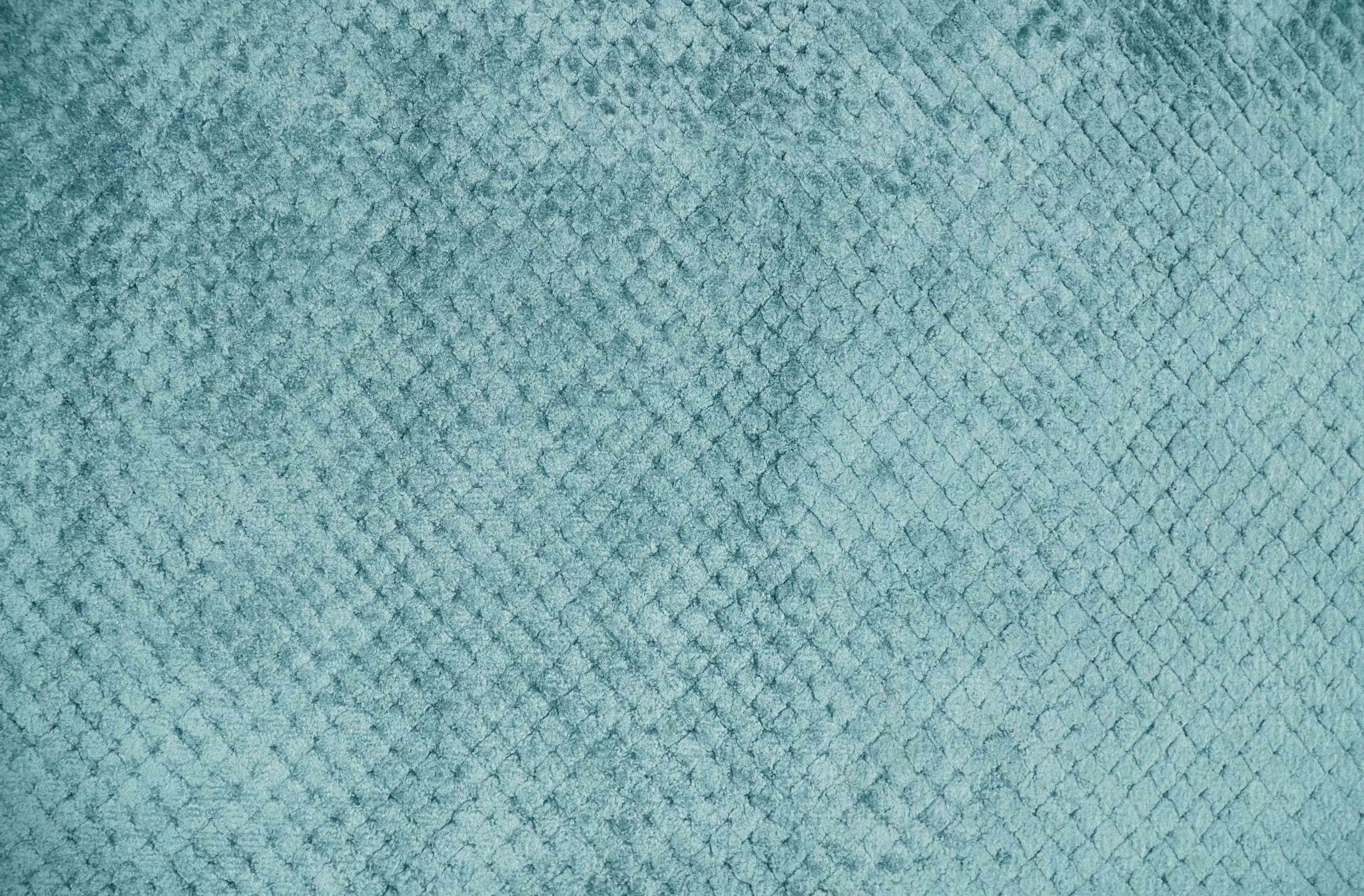 Aqua 2x4 Modern Geometrical Cross Square Hand Made Blue Art silk Area Rug | N4624 - Image 7