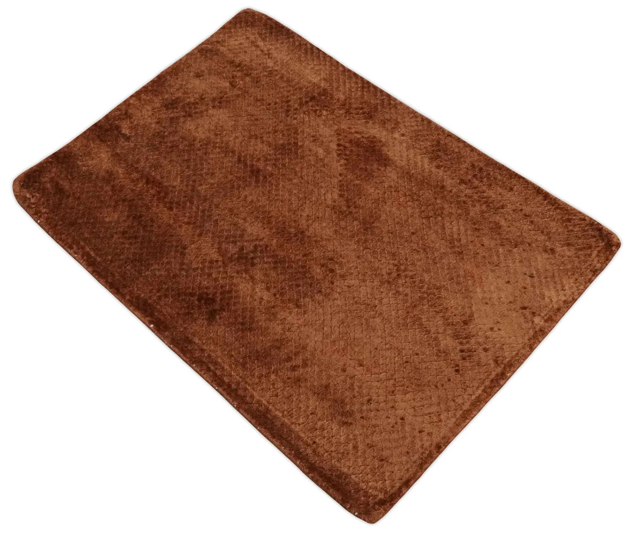 Modern Geometrical Cross Square Hand Made 2x3 Brown Art silk Area Rug - Image 8