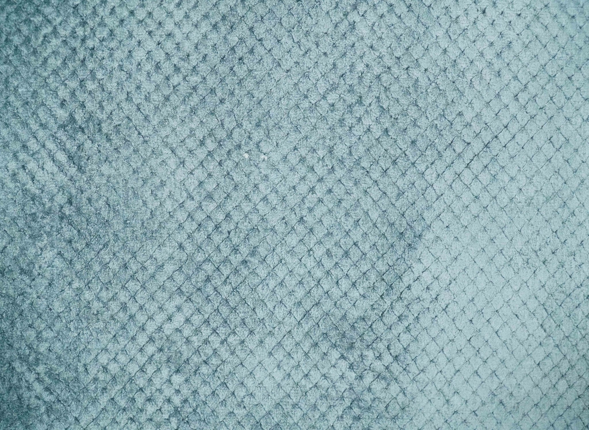Modern Geometrical Cross Square Hand Made 2x4 Aqua Blue Art Silk Area Rug - Image 9