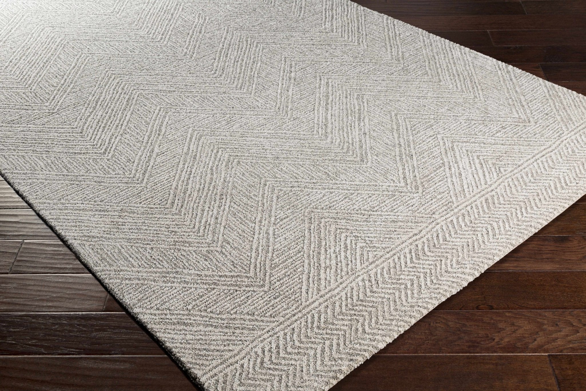 Modern Geometrical Design Beige Rug - Image 3