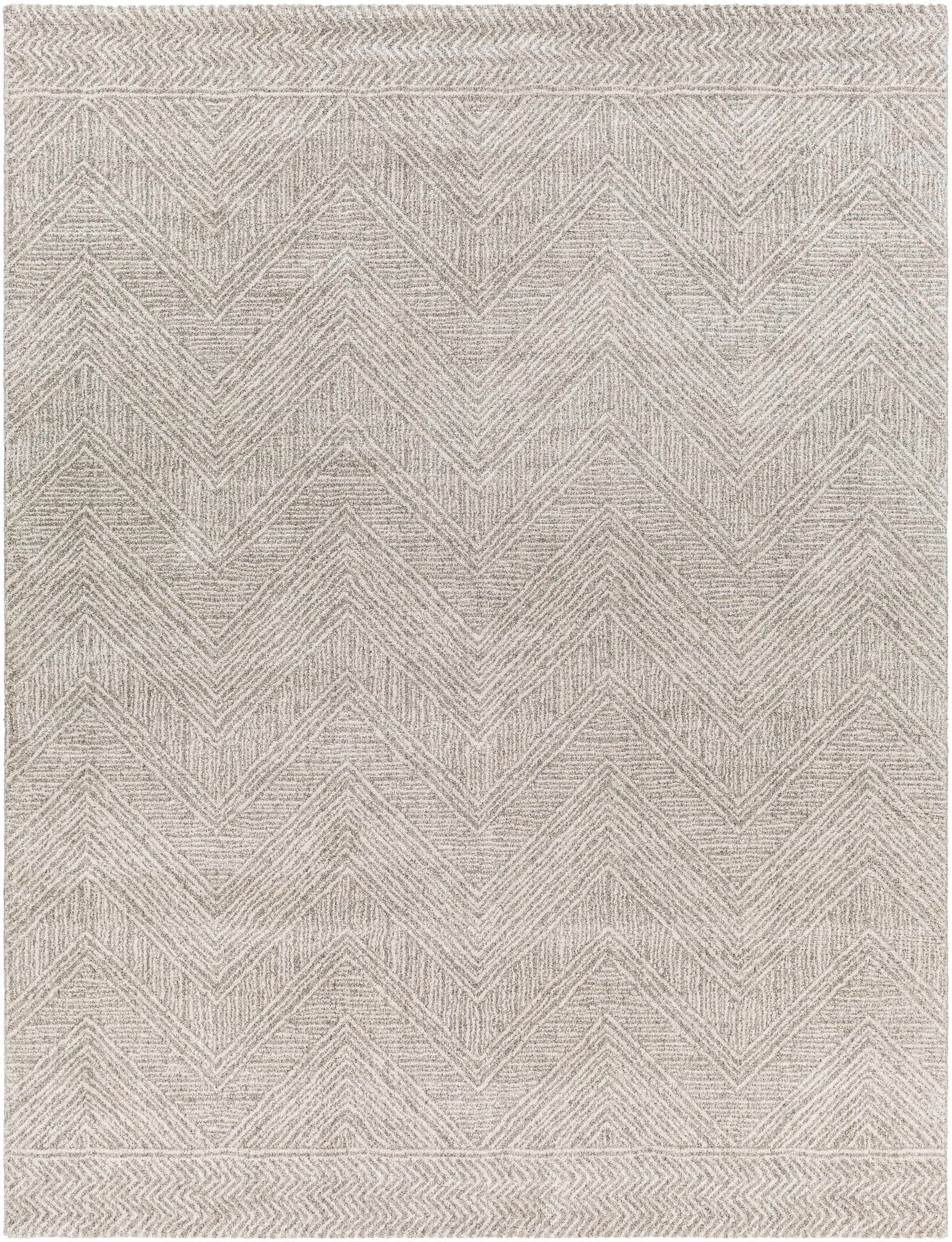 Modern Geometrical Design Beige Rug - Image 9
