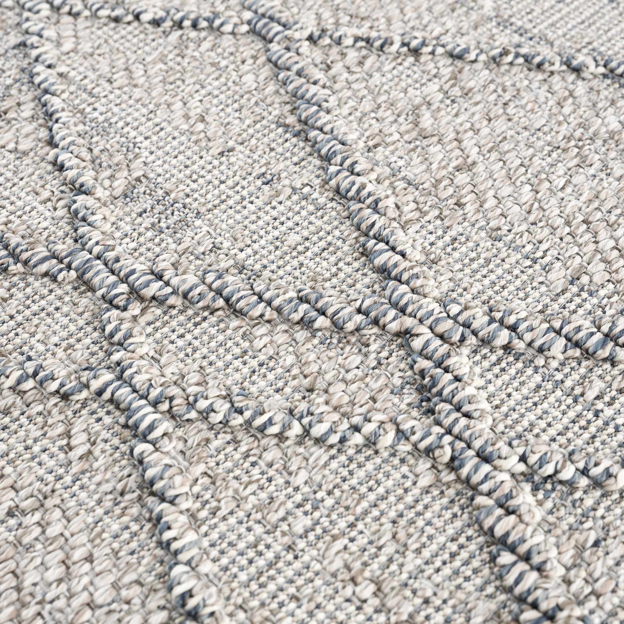 Modern Contemporary Geometrical Gray Outdoor Safe Area Rug - Image 12