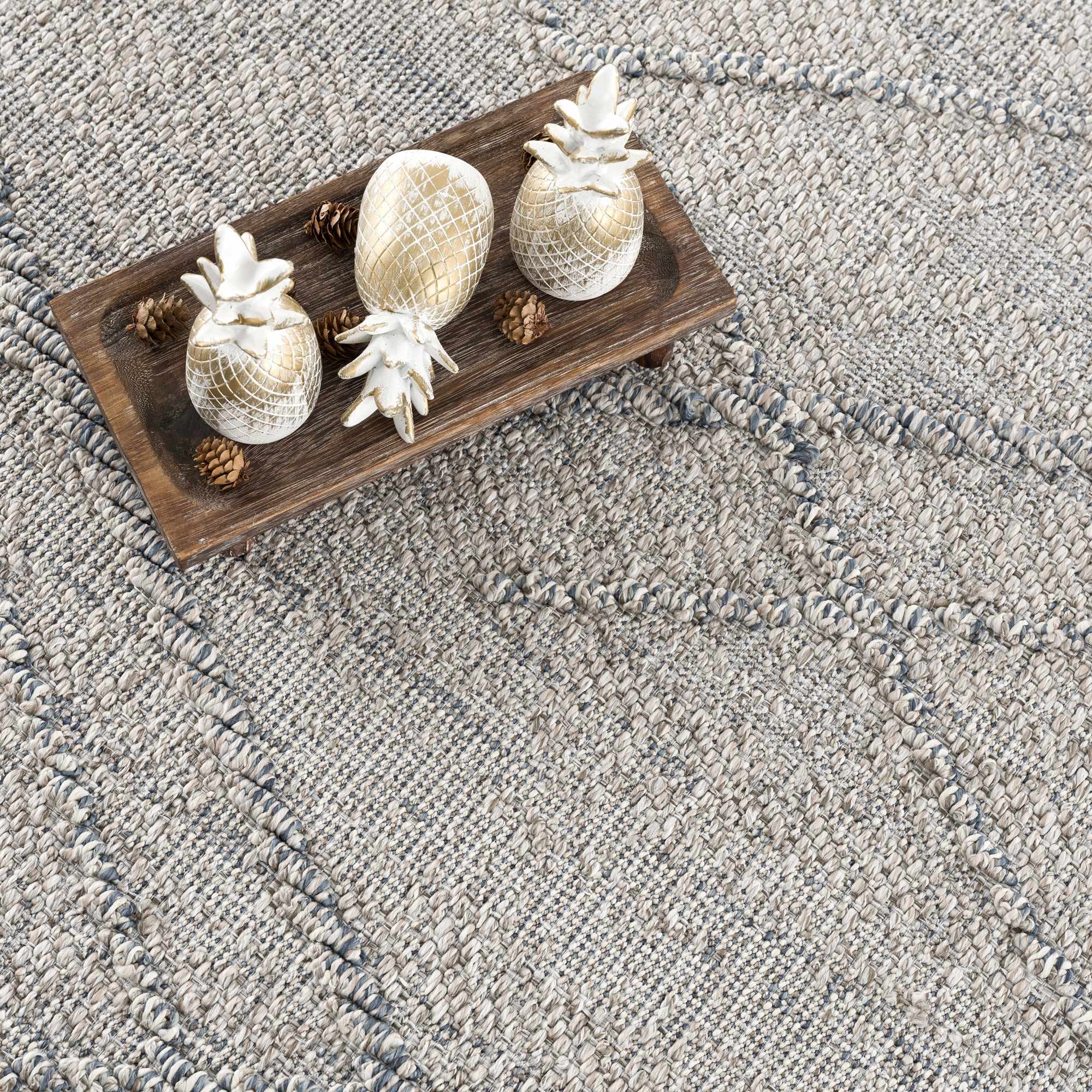 Modern Contemporary Geometrical Gray Outdoor Safe Area Rug - Image 15
