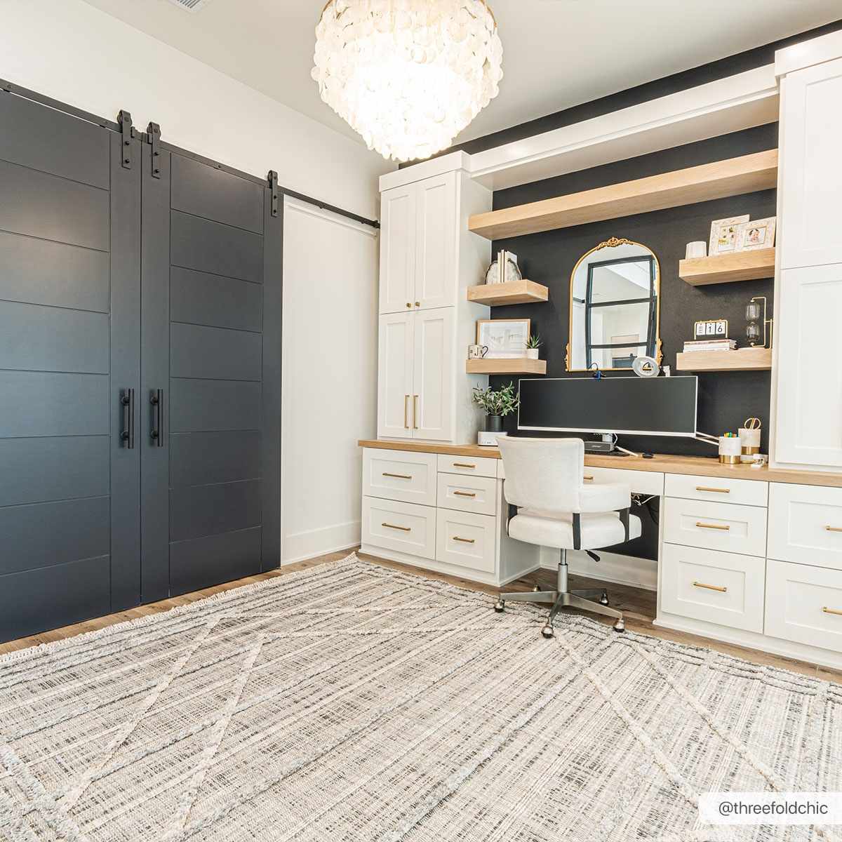 Modern Geometrical High Low Texture Silver and Dark Purple Area Rug - Image 4