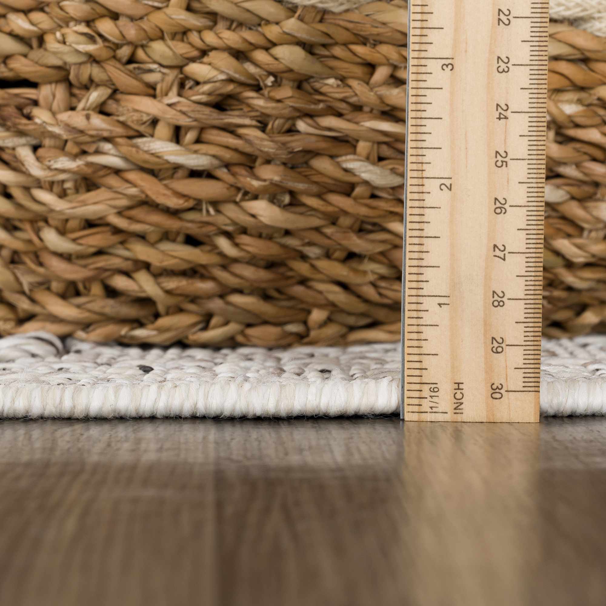 Modern Geometrical Ivory and Gray Outdoor Safe Area Rug - Image 11