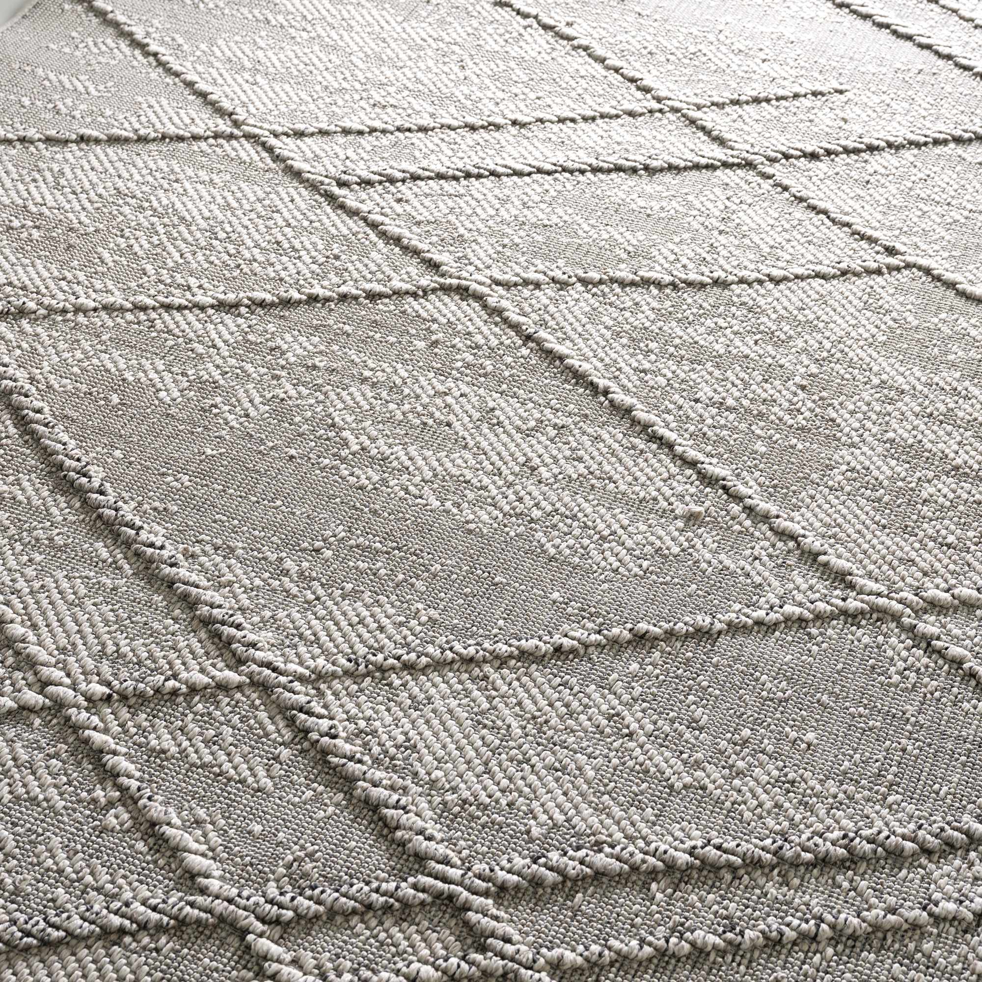 Modern Geometrical Ivory and Gray Outdoor Safe Area Rug - Image 13