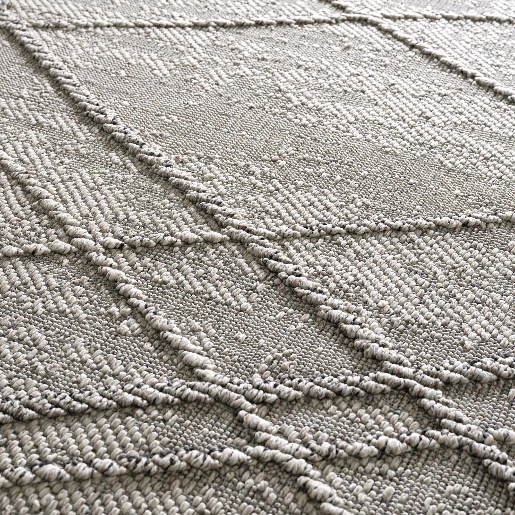 Modern Geometrical Ivory and Gray Outdoor Safe Area Rug - Image 14