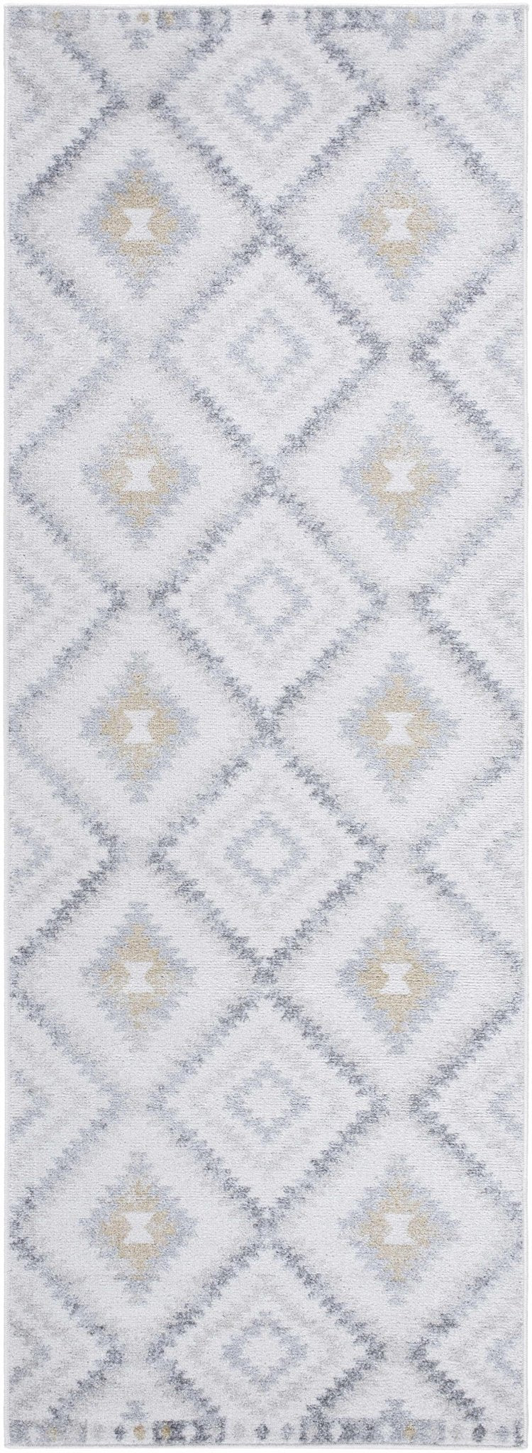 Modern Geometrical Ivory, Charcoal and Camel Southwestern area rug - Image 9