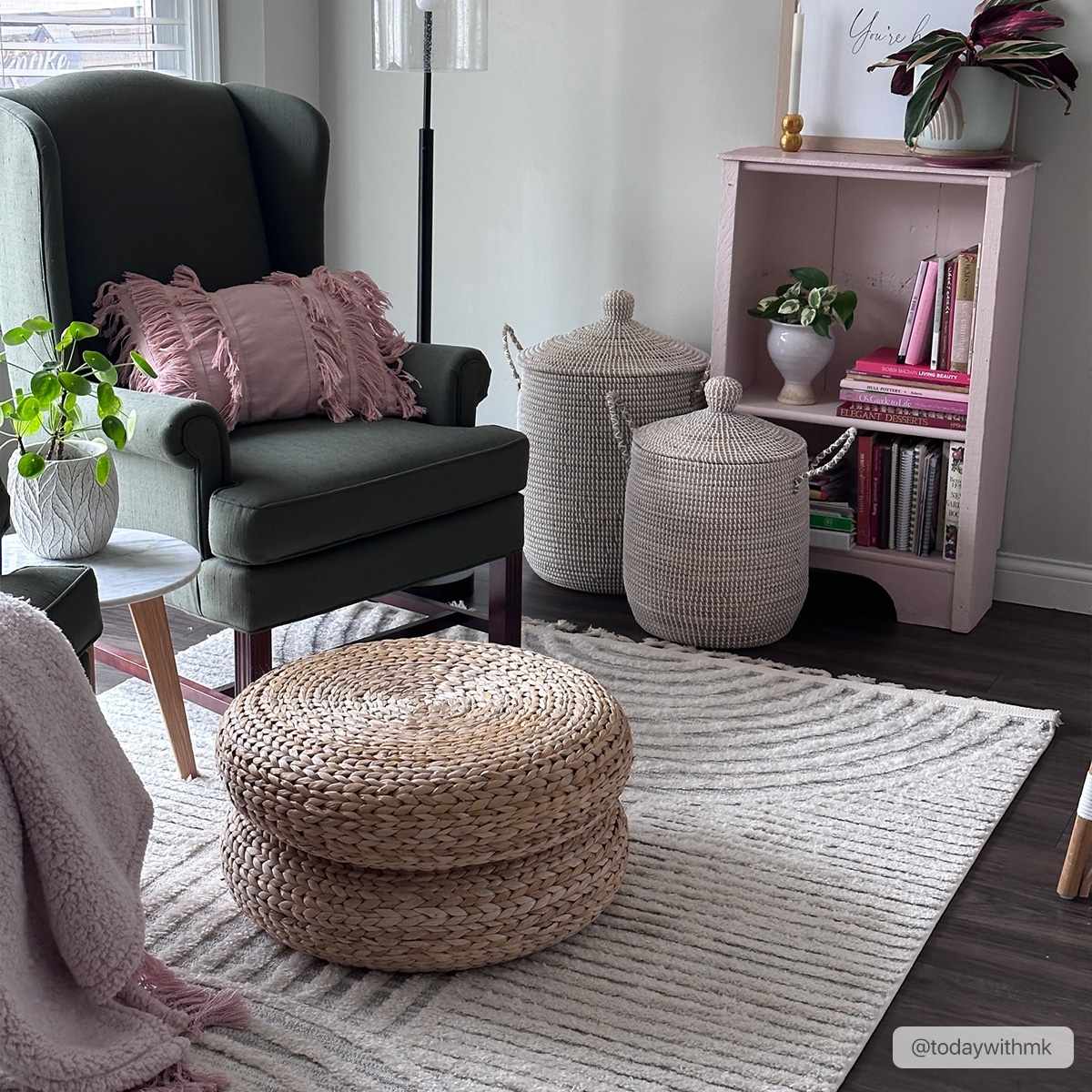 Modern Geometrical stripes Texture Beige high low Area Rug - Image 11