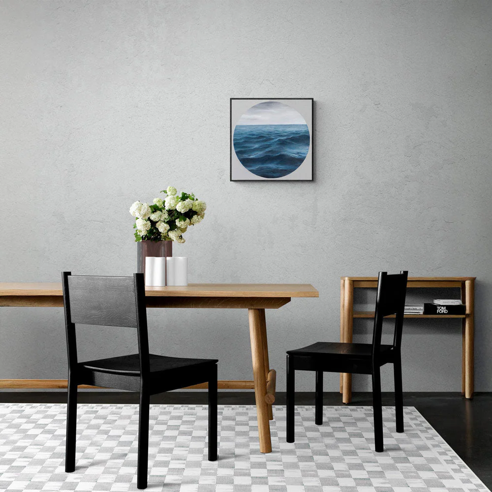 Modern Geometrical White Machine Washable Cotton Area Rug - Image 5