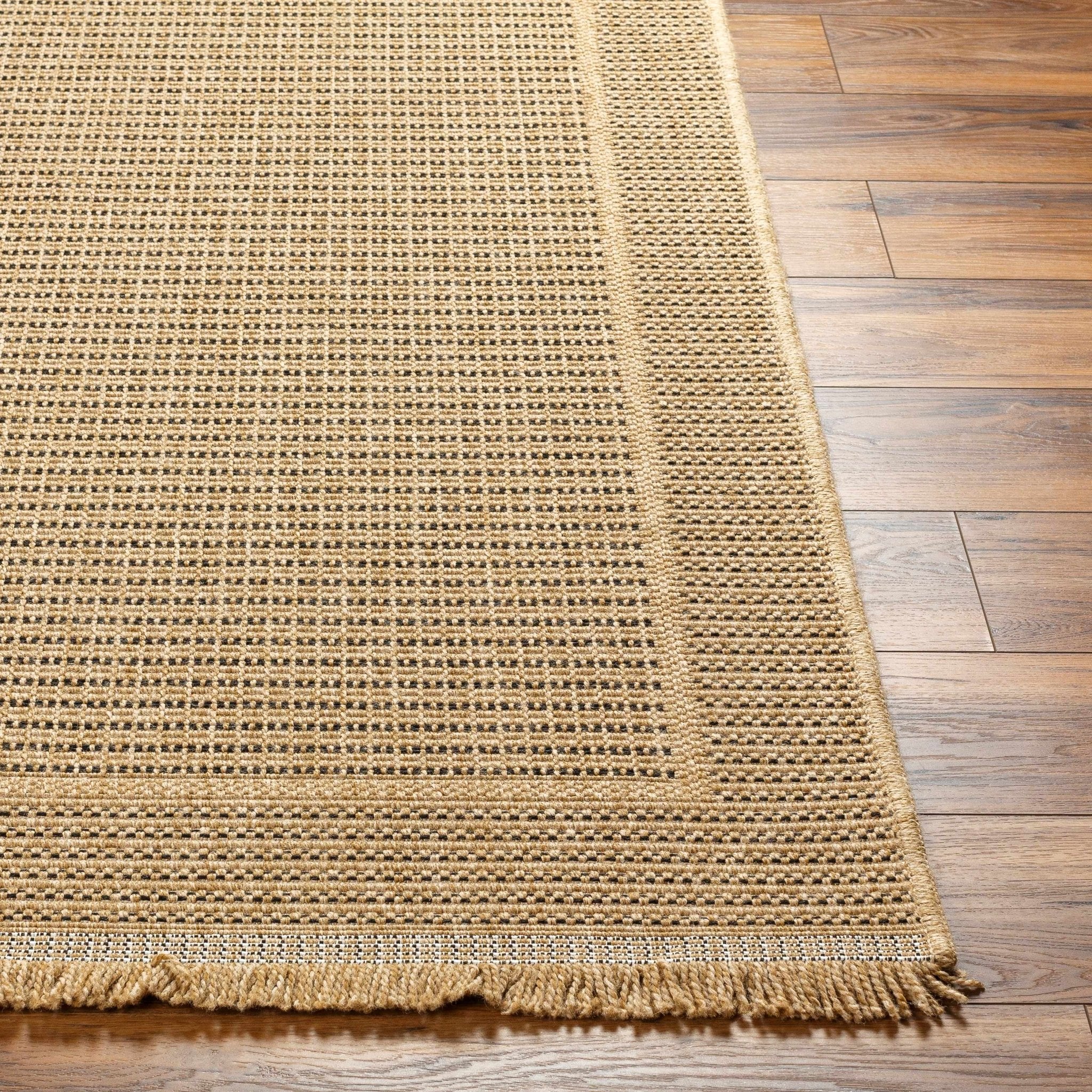 Modern Giada Tan And Brown Machine Woven Indoor & Outdoor Rug - Image 2