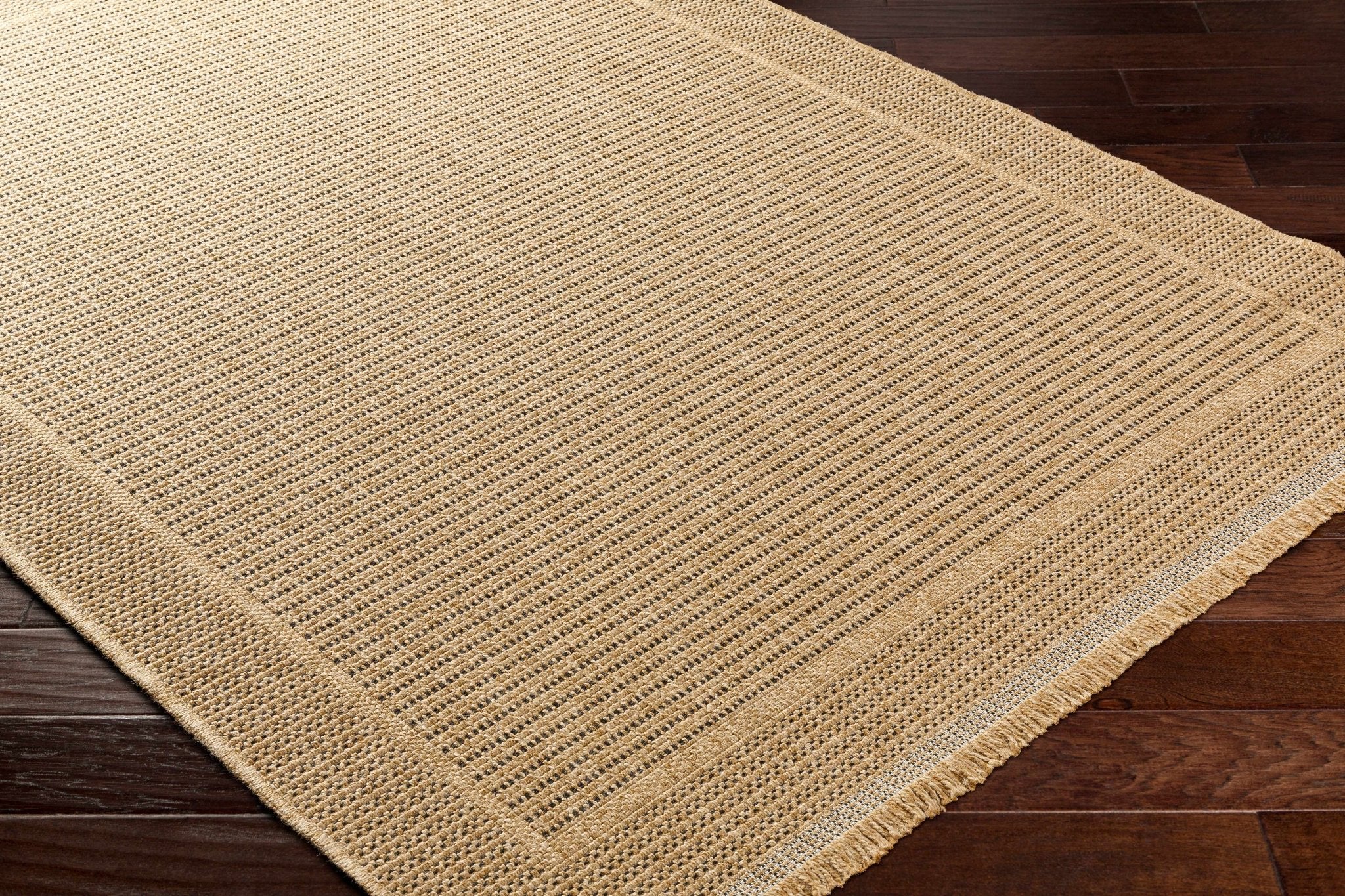 Modern Giada Tan And Brown Machine Woven Indoor & Outdoor Rug - Image 3