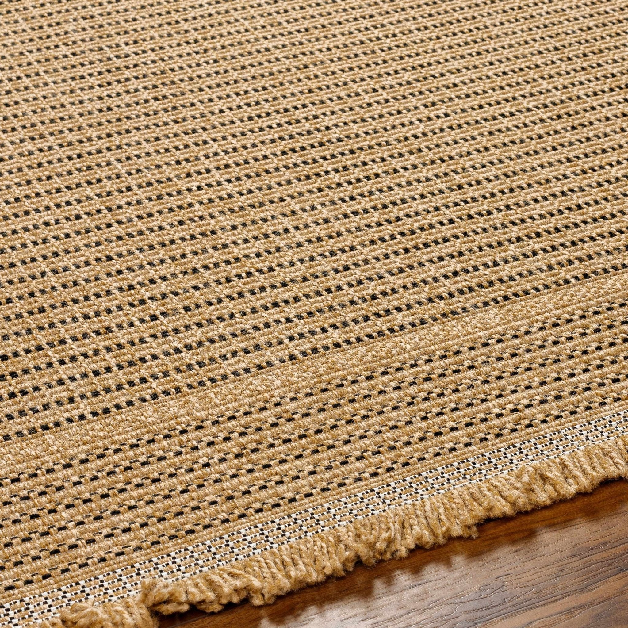 Modern Giada Tan And Brown Machine Woven Indoor & Outdoor Rug - Image 5