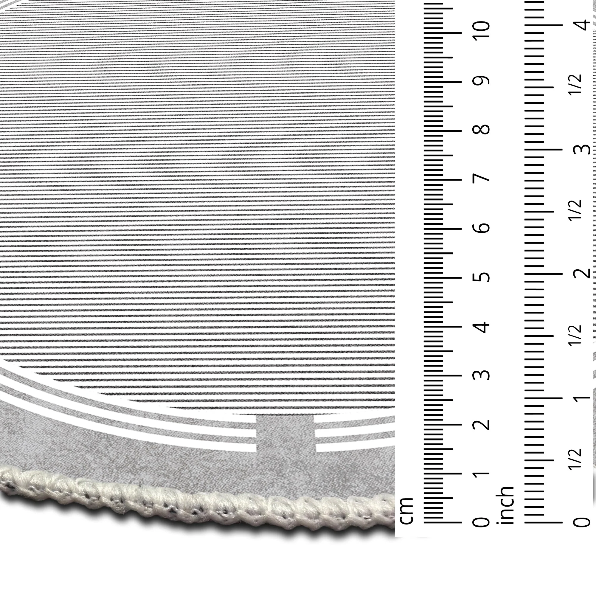 Modern Grey Machine Washable Cotton Area Rug - Image 8