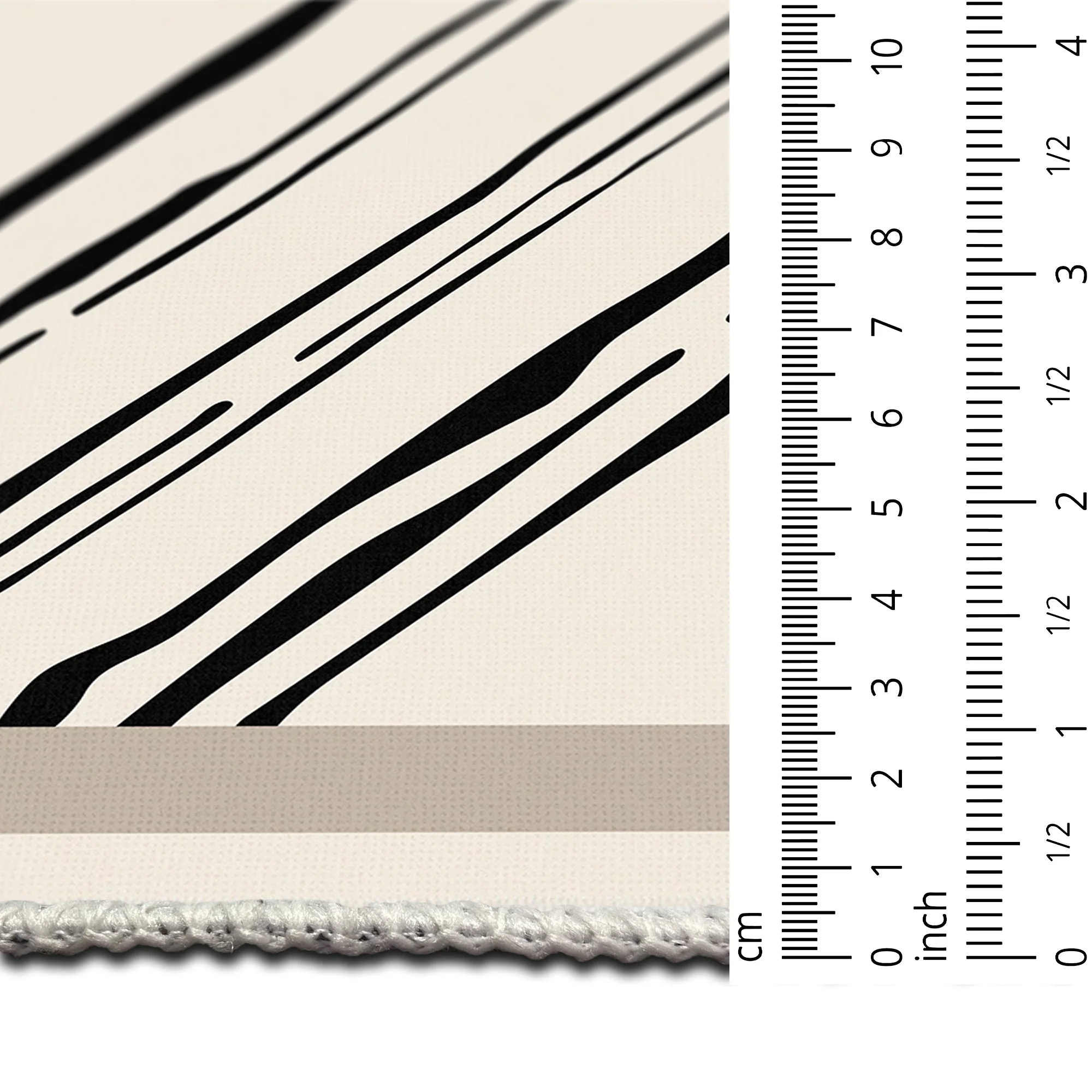 Modern Ivory Machine Washable Cotton Area Rug - Image 8