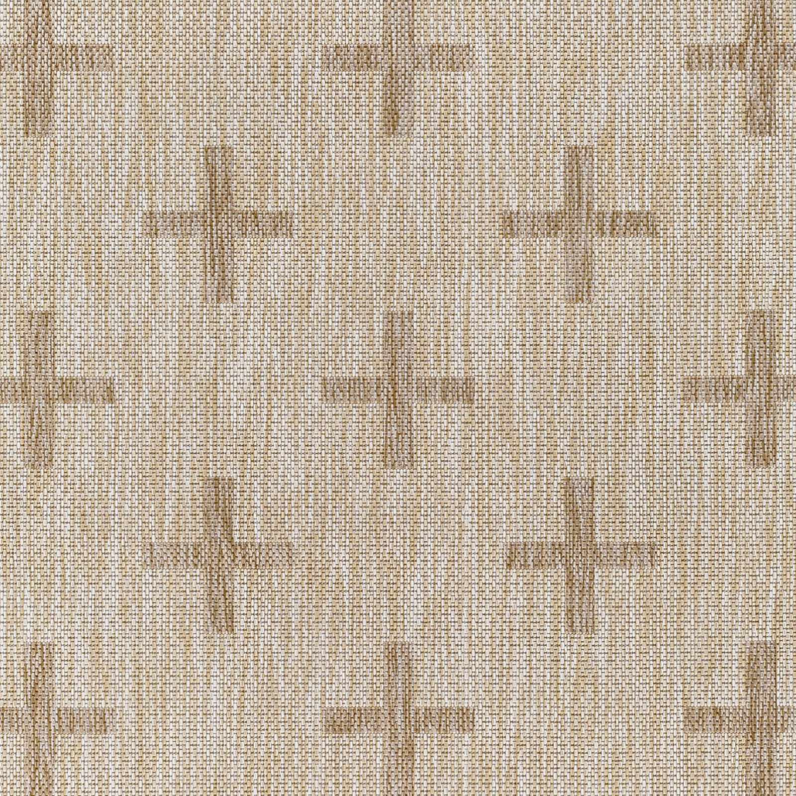 Modern Limbo Beige And Brown Machine Woven Outdoor Area Rug - Image 7