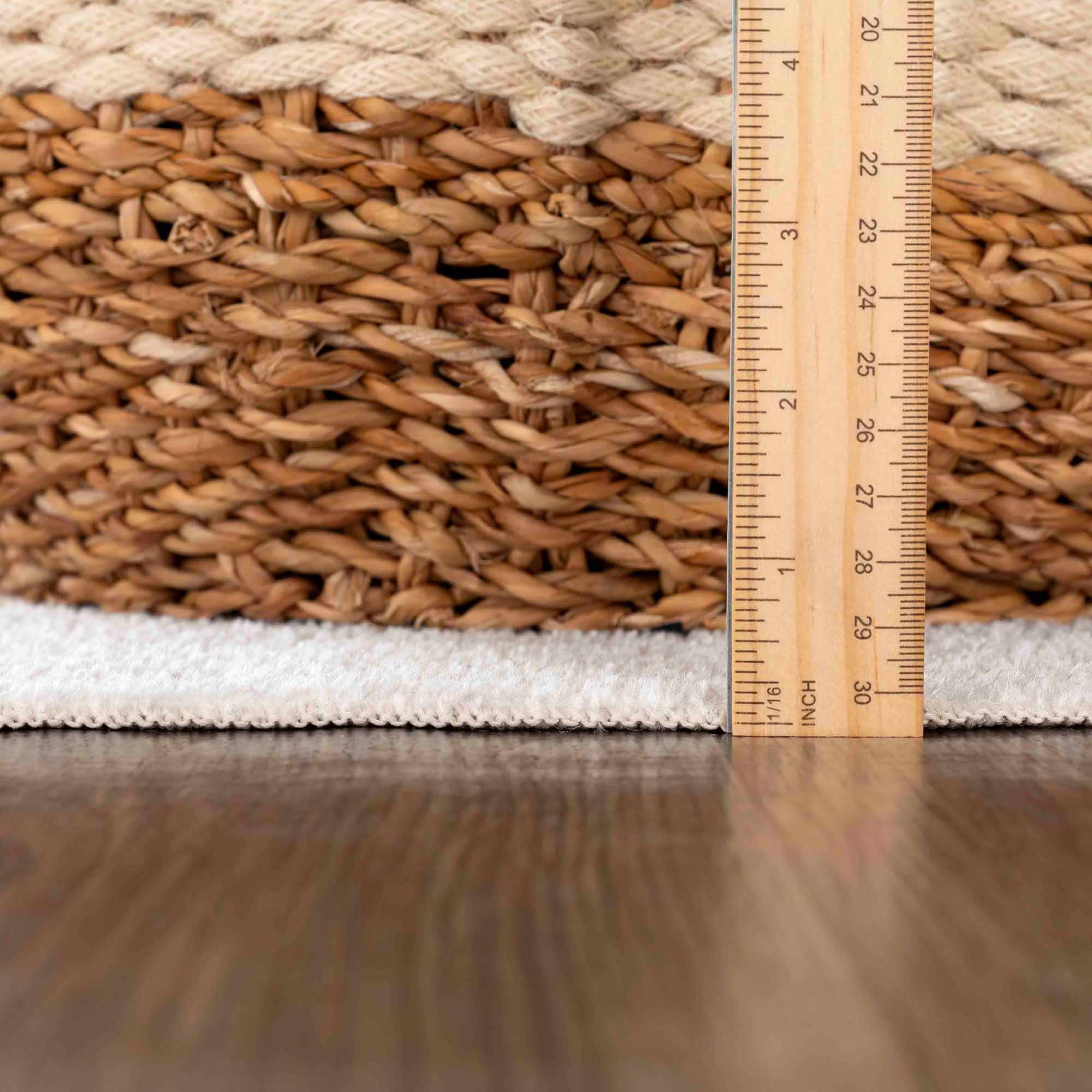 Modern Art Design Machine Woven Multicolor Machine Washable Rug - Image 11