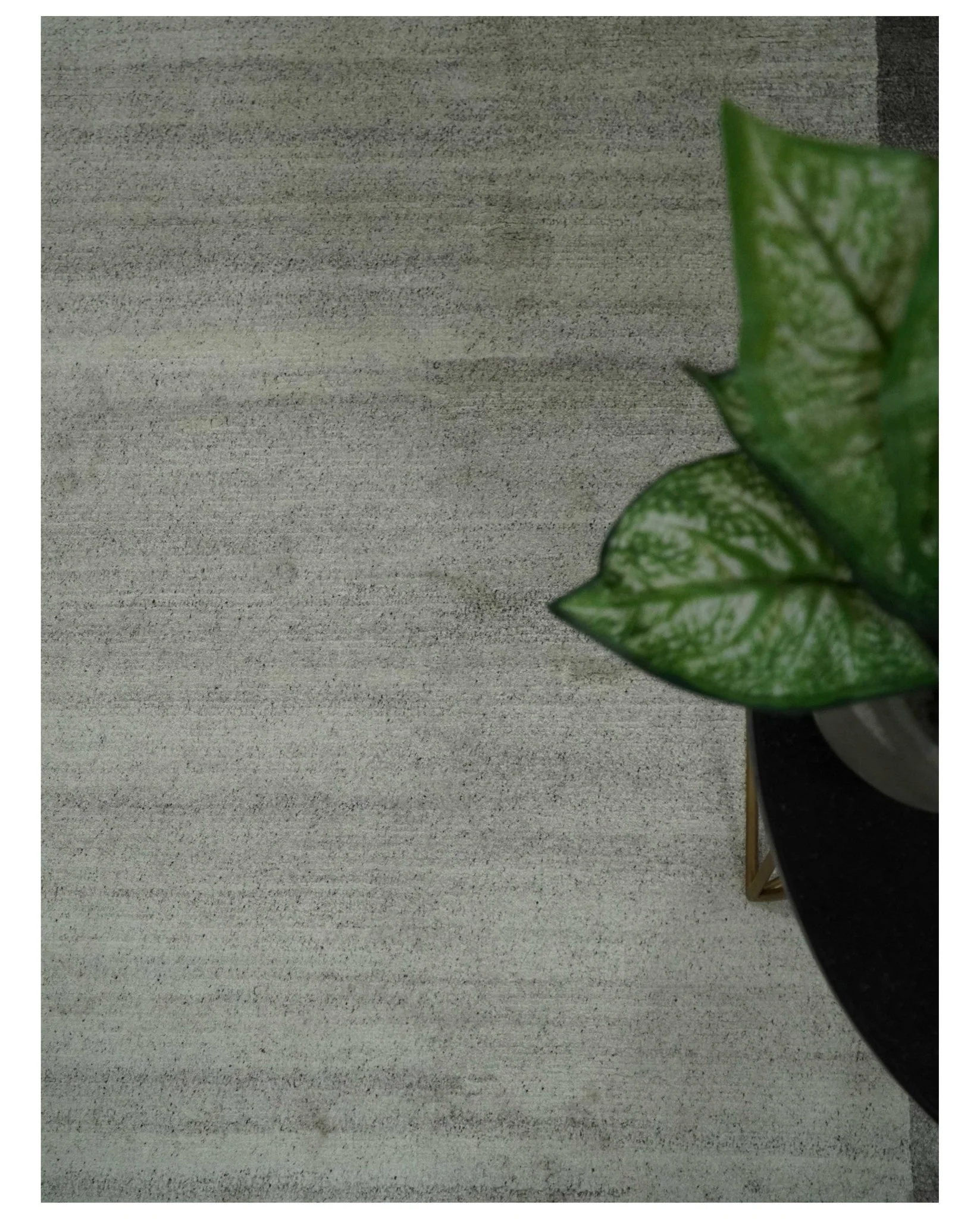 Modern Scandinavian 6x8 Ivory and Silver Wool Hand Woven Area Rug | HL16 - Image 10
