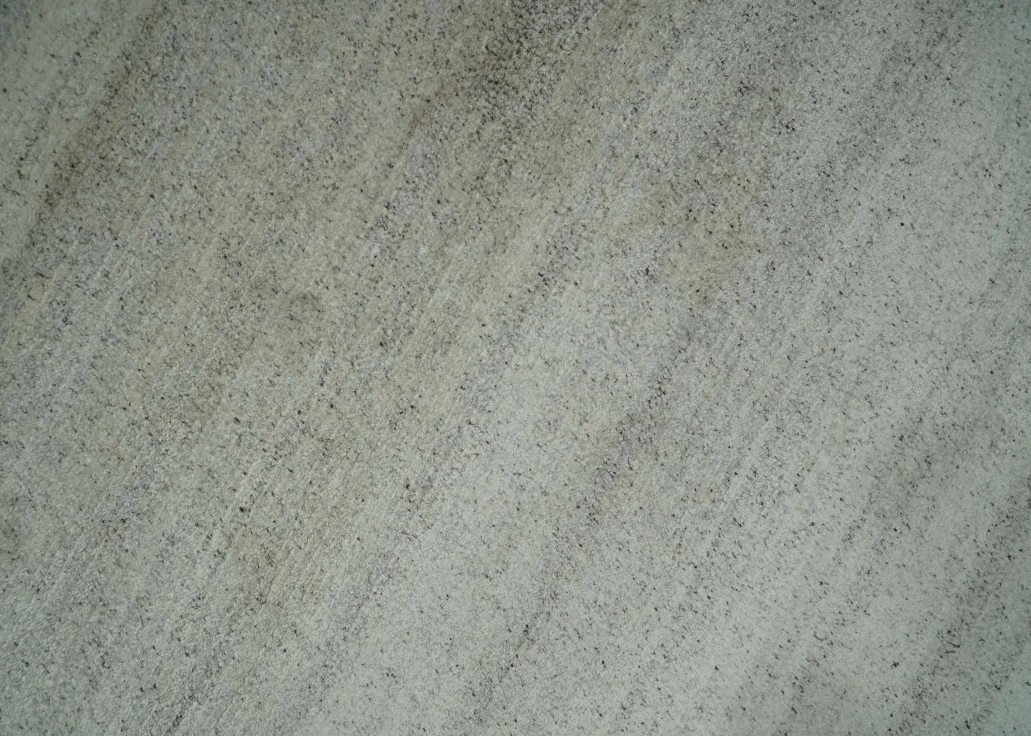 Modern Scandinavian 6x8 Ivory and Silver Wool Hand Woven Area Rug | HL16 - Image 9
