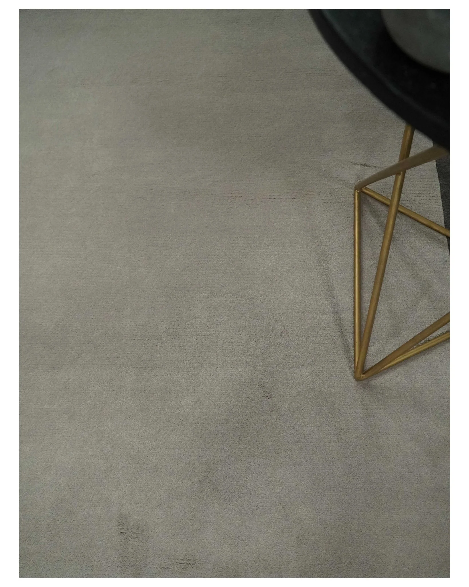 Modern Scandinavian 6x8 Silver and Charcoal Wool Hand Woven Area Rug | HL9 - Image 2