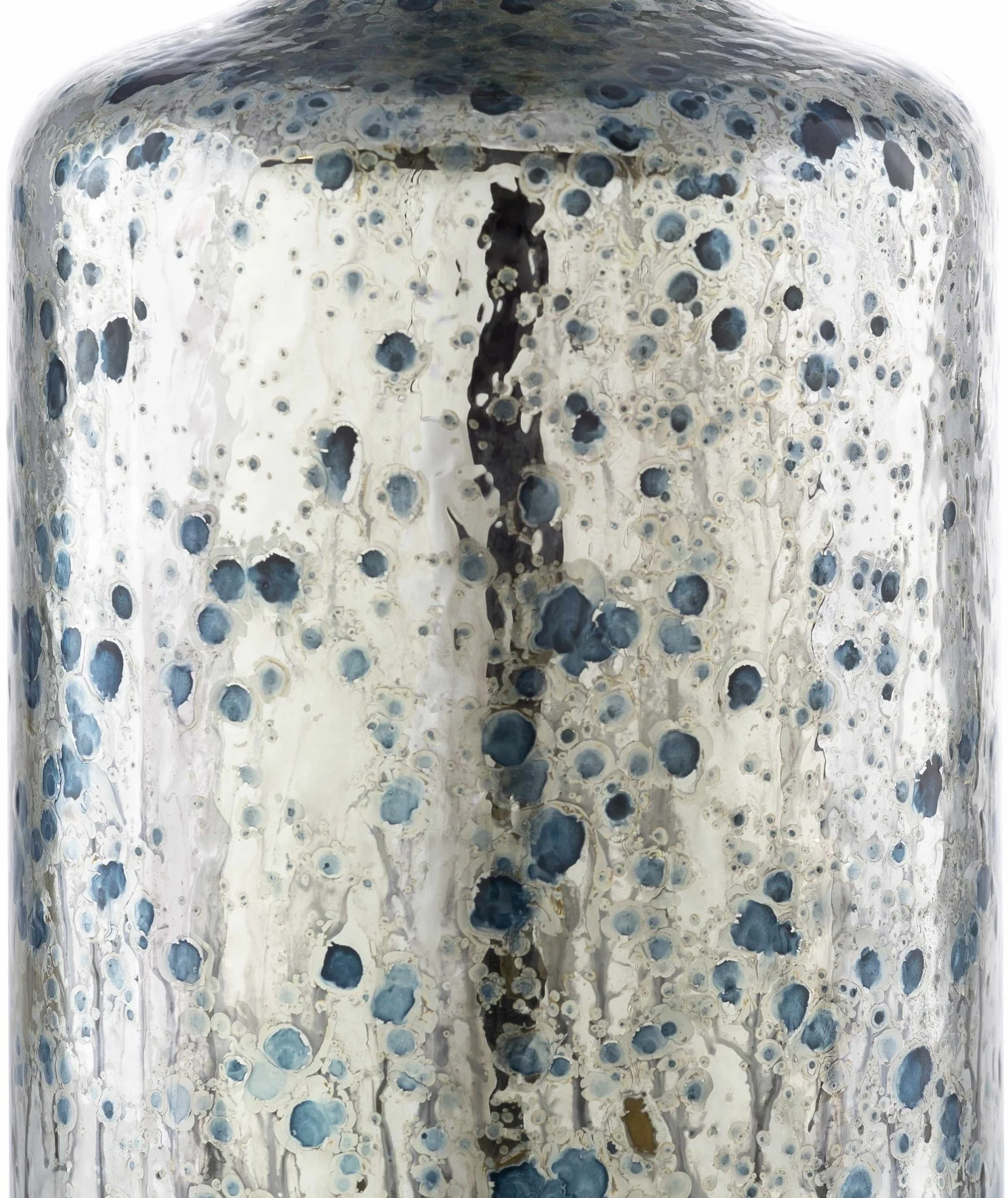 Modern Silver and White Cylindrical Table Lamp - Image 5