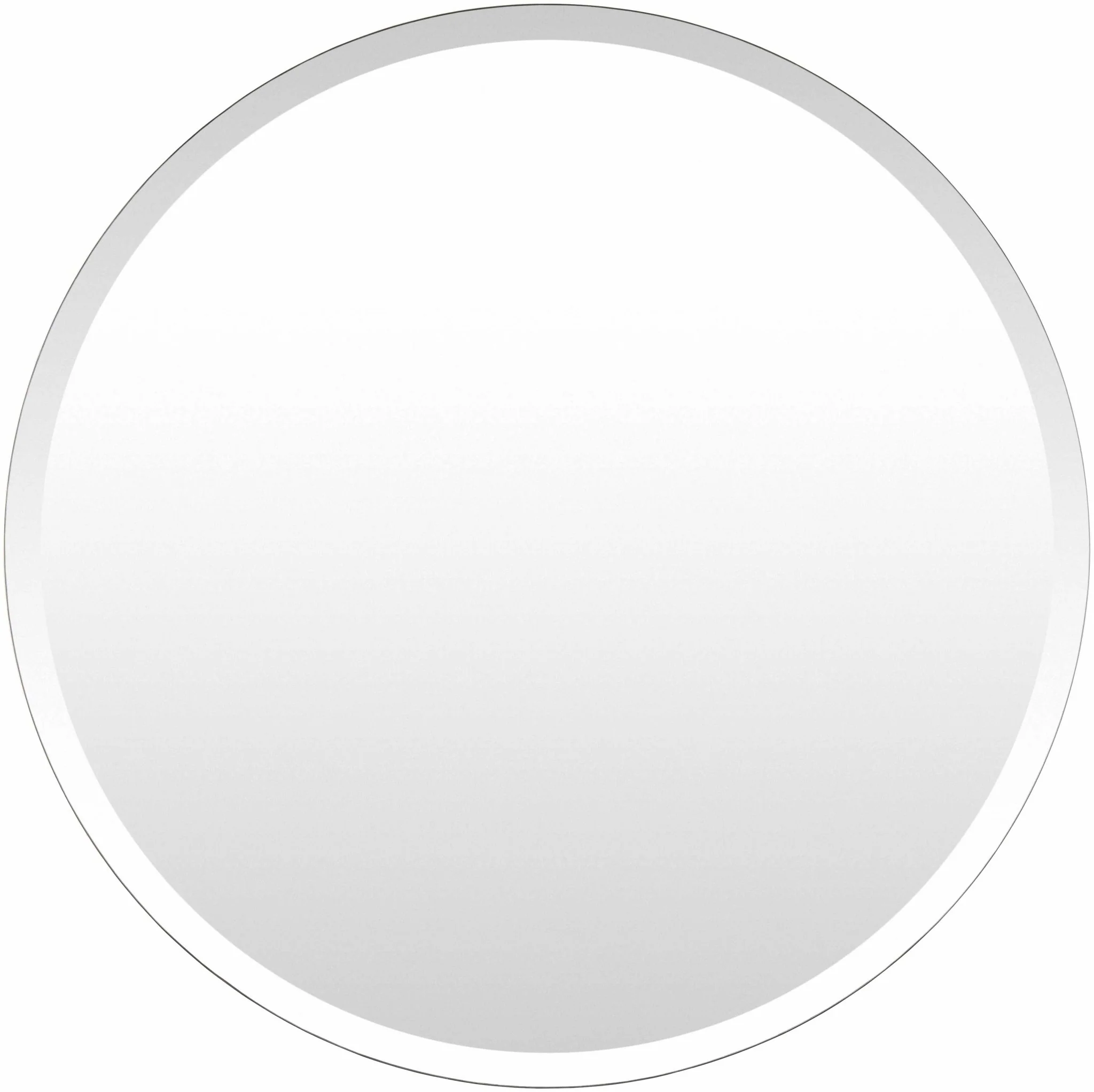 Modern Silver Framed Round Wall hanging Mirror - Image 3