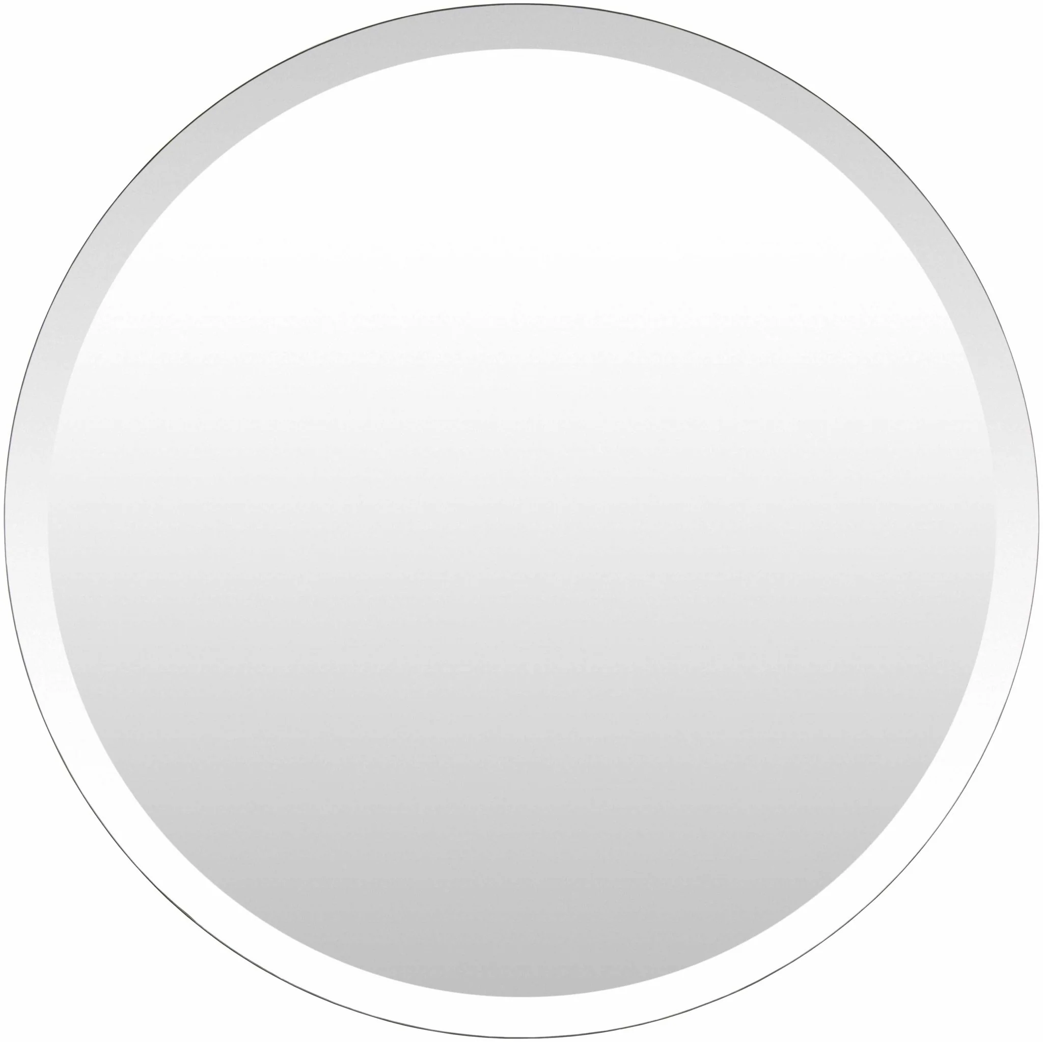 Modern Silver Framed Round Wall hanging Mirror - Image 4