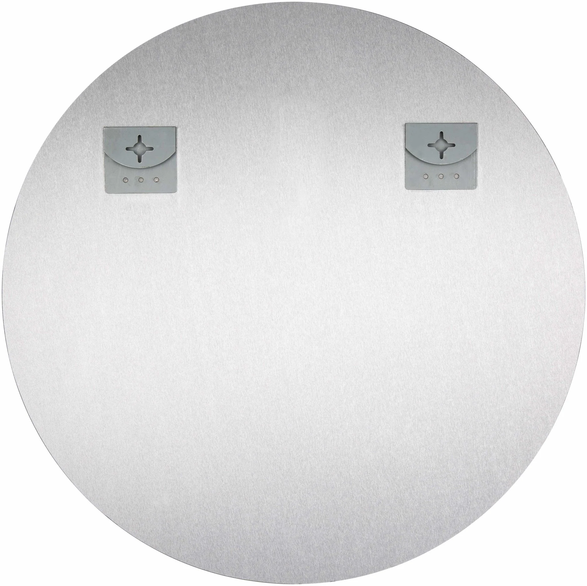 Modern Silver Framed Round Wall hanging Mirror - Image 6