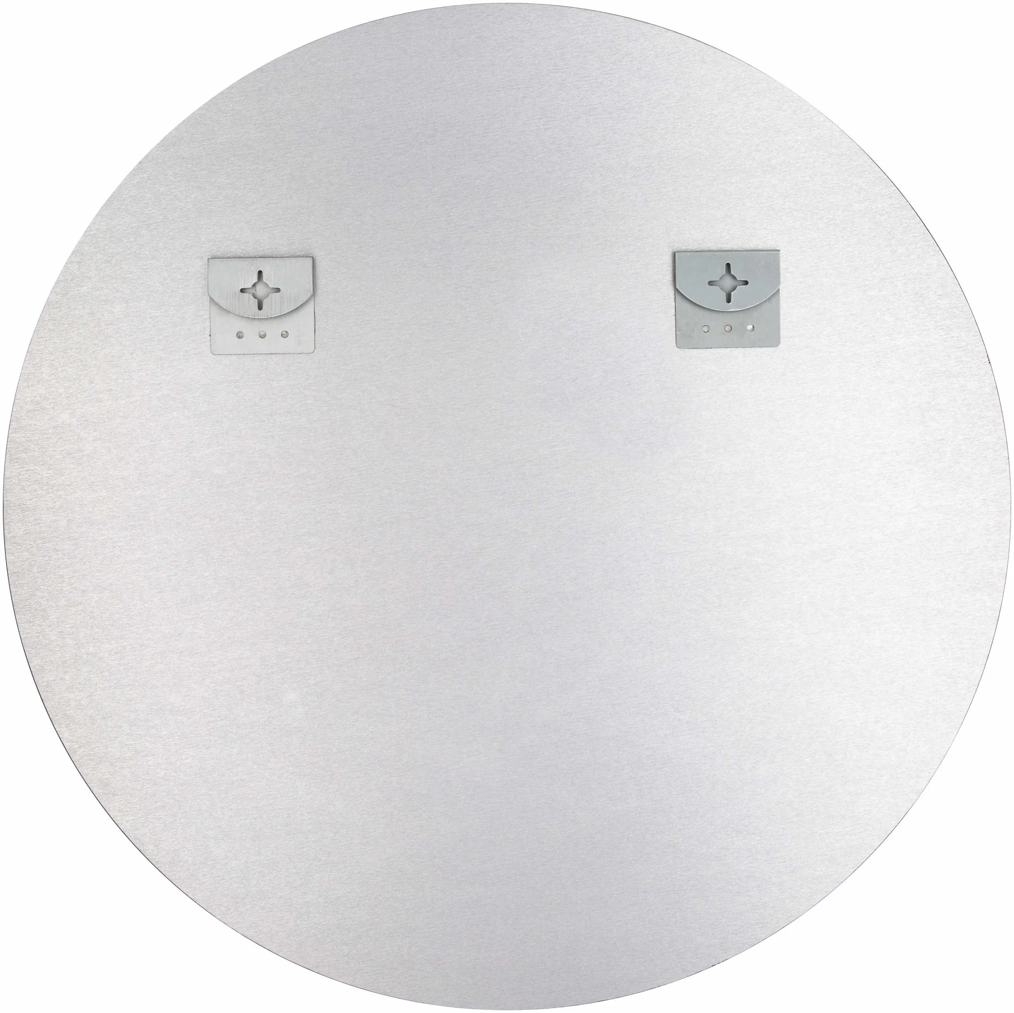 Modern Silver Framed Round Wall hanging Mirror - Image 7