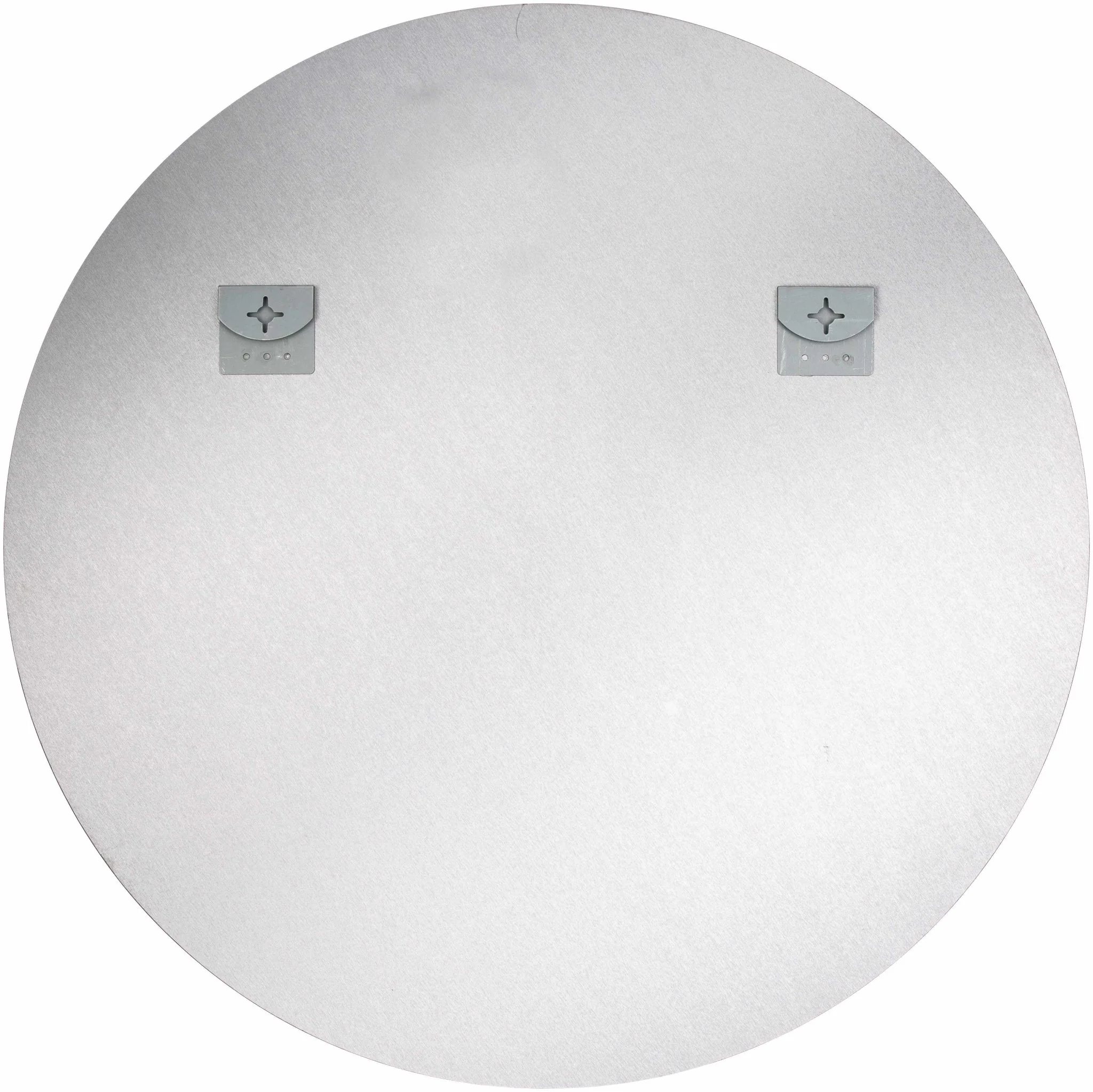 Modern Silver Framed Round Wall hanging Mirror - Image 8