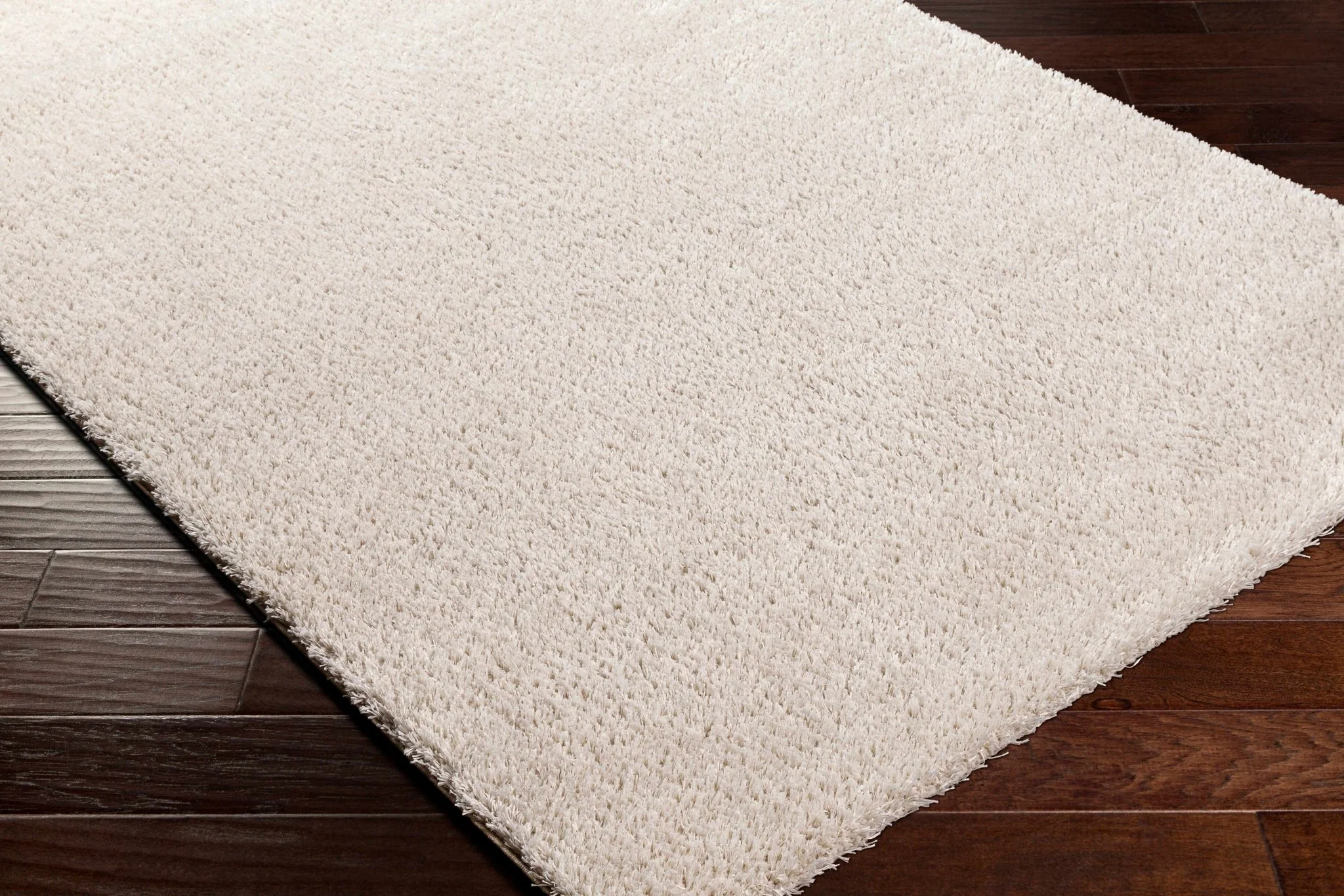 Modern Solid Beige Plush Pile Area Rug - Image 3