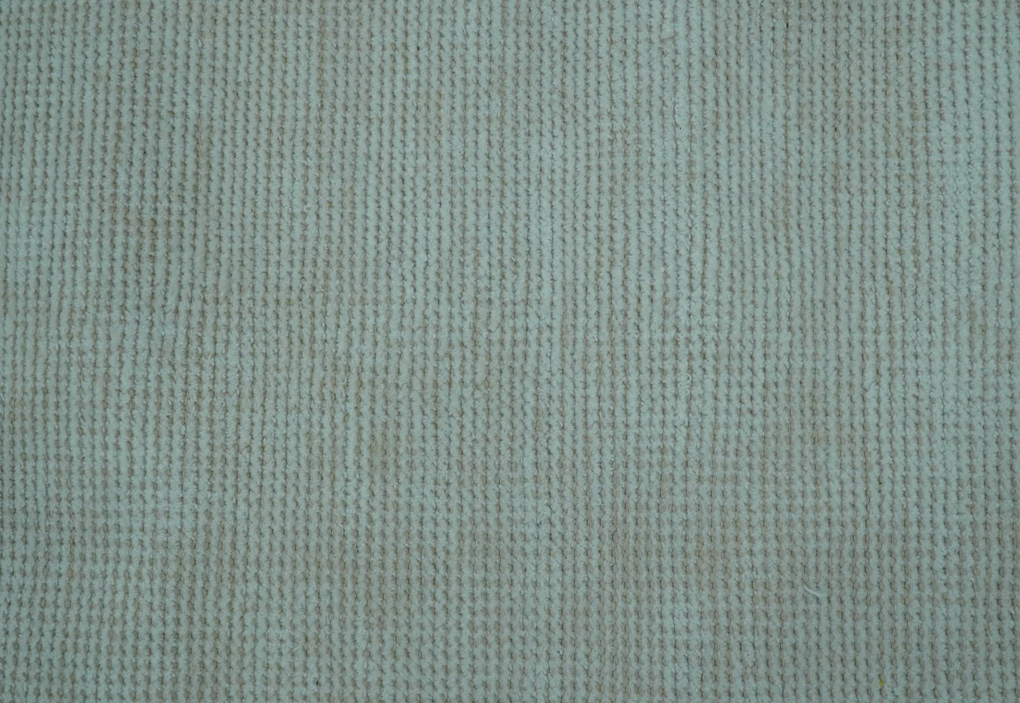 Modern Solid Design Ivory 5x8 Hand Woven Wool Area Rug - Image 4