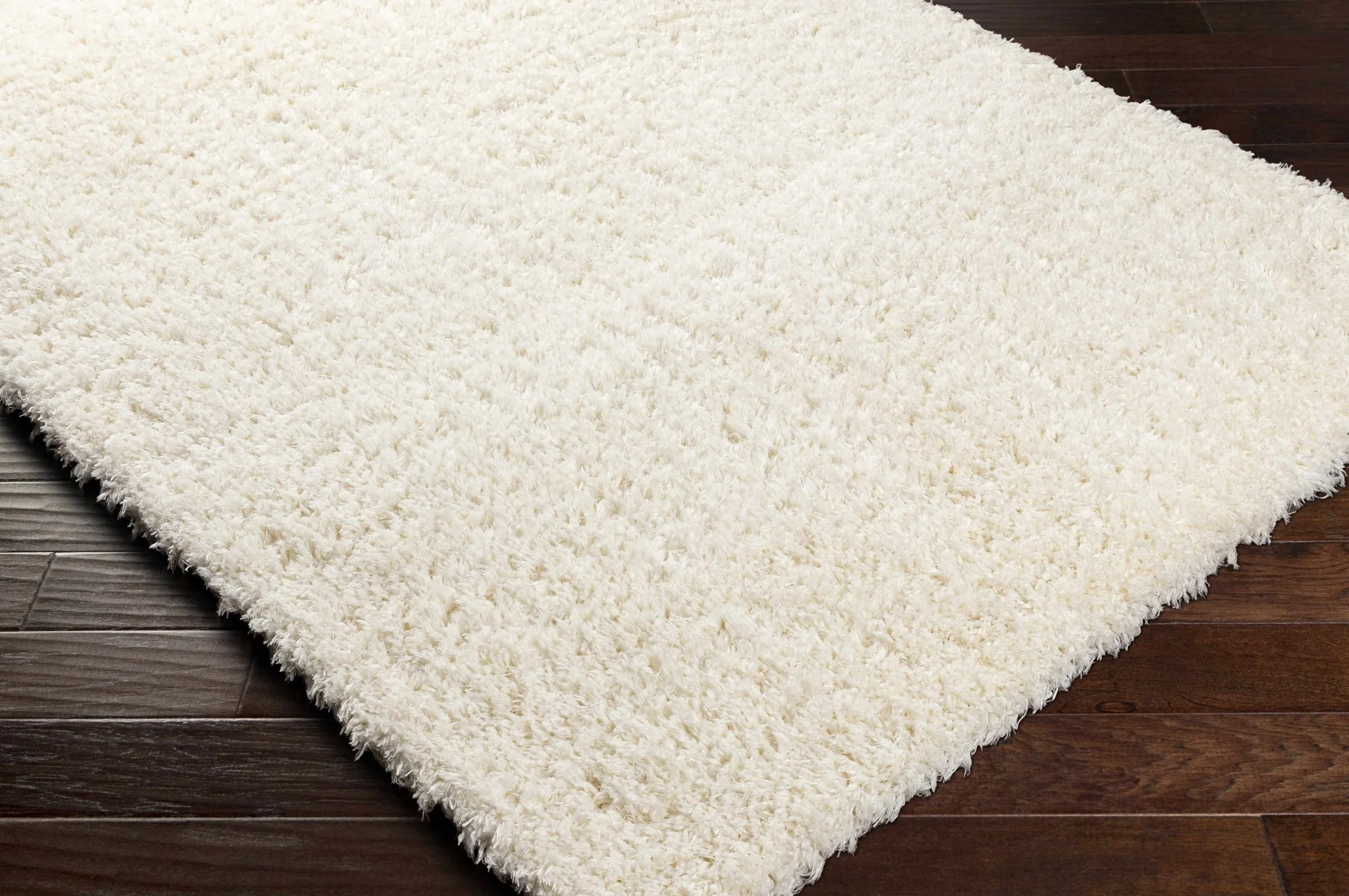 Modern Solid Ivory Moroccan Style Multi Size Plush Pile area rug - Image 6