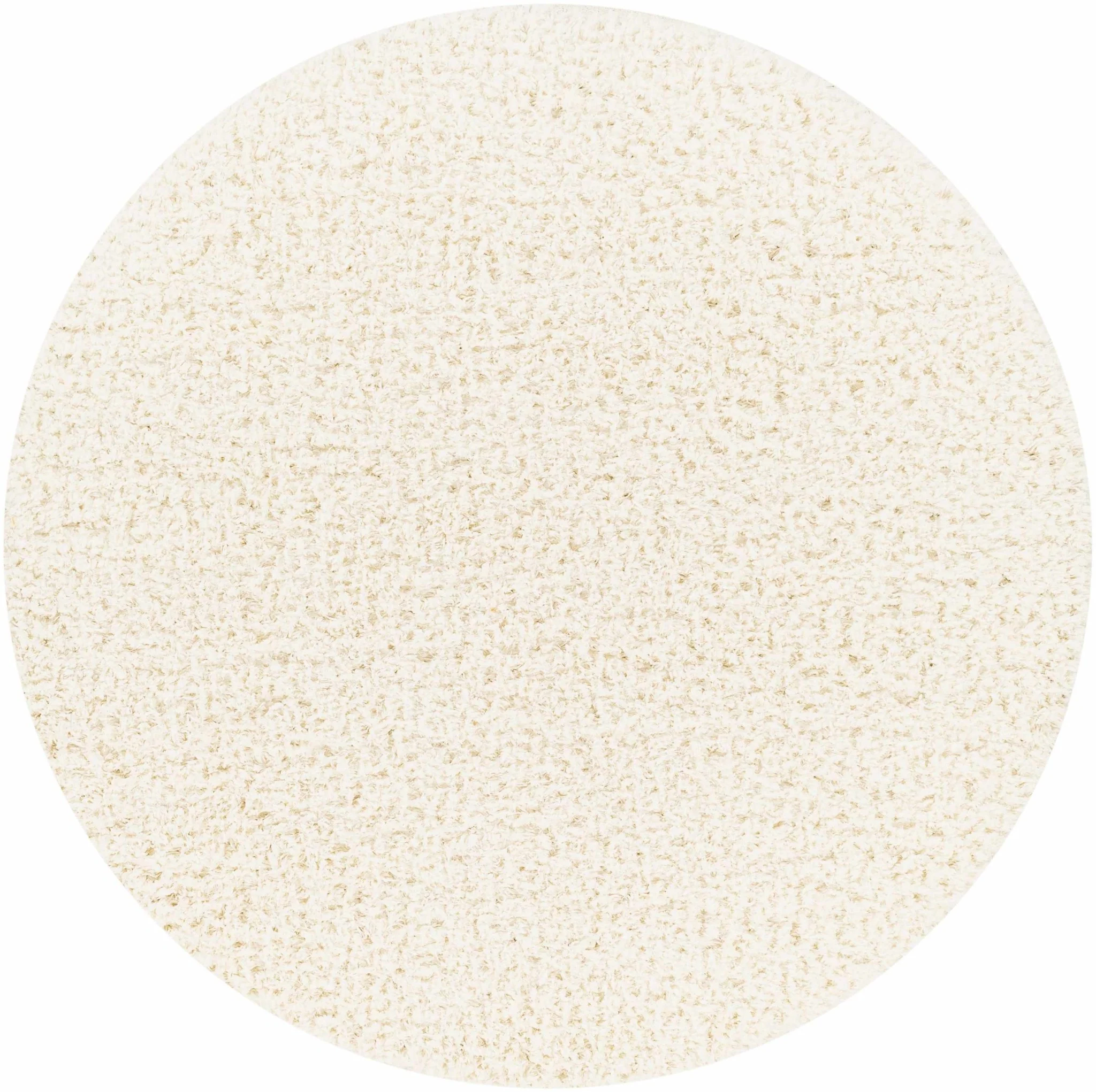 Modern Solid Ivory Moroccan Style Multi Size Plush Pile area rug - Image 7
