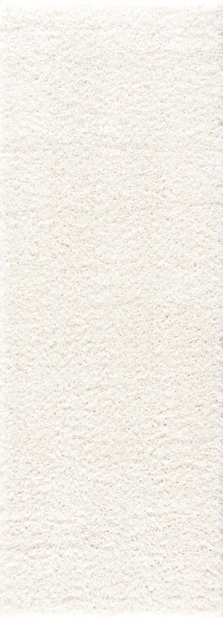 Modern Solid Ivory Plush Pile Moroccan style Washable Area Rug - Image 7