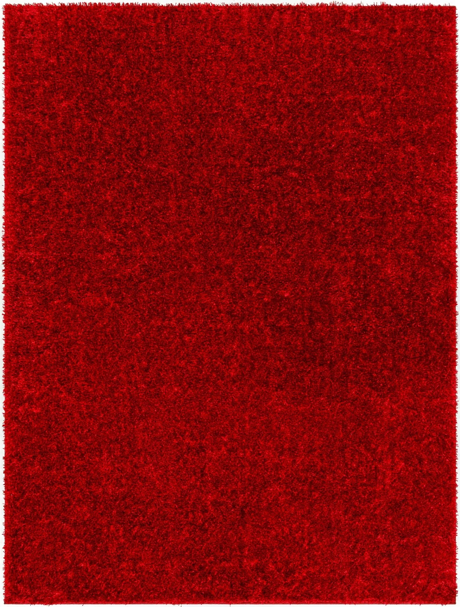 Modern Solid Maroon Plush Pile Moroccan Area Rug - Image 14