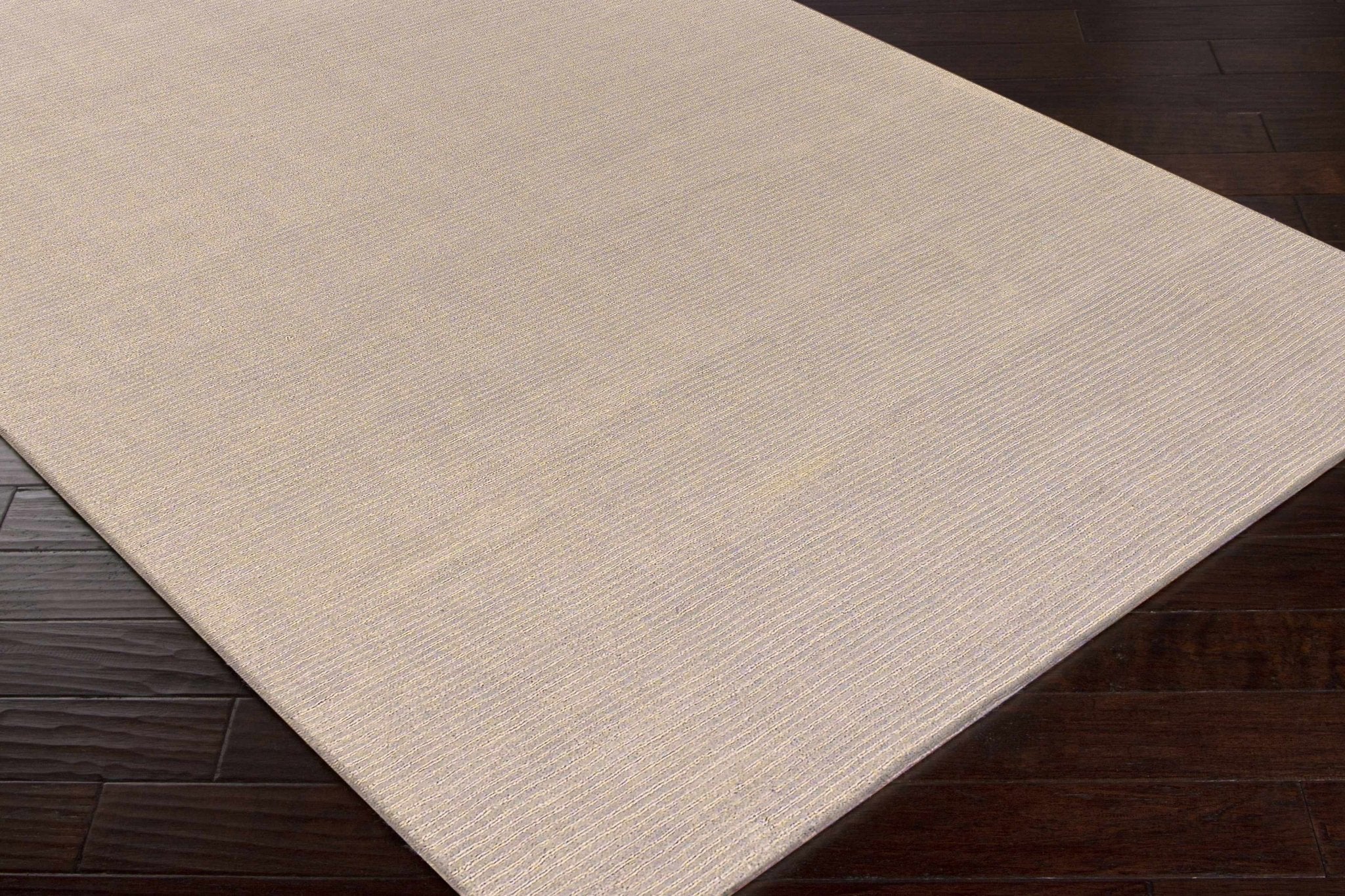 Modern Solid Plain Taupe Hand loomed Multi Size wool Rug - Image 12
