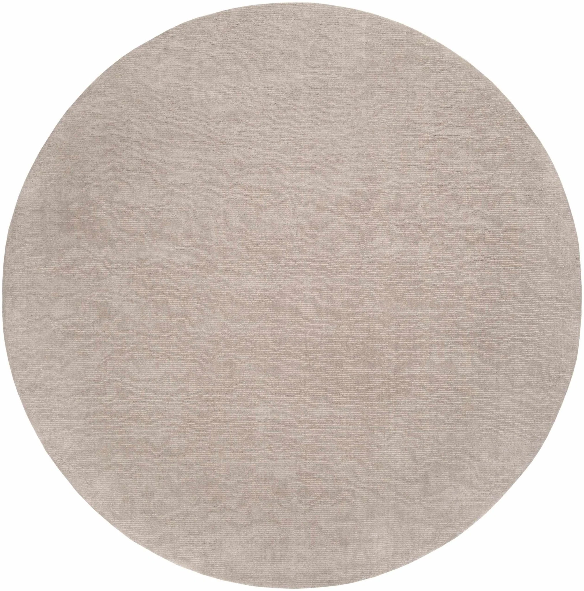 Modern Solid Plain Taupe Hand loomed Multi Size wool Rug - Image 4