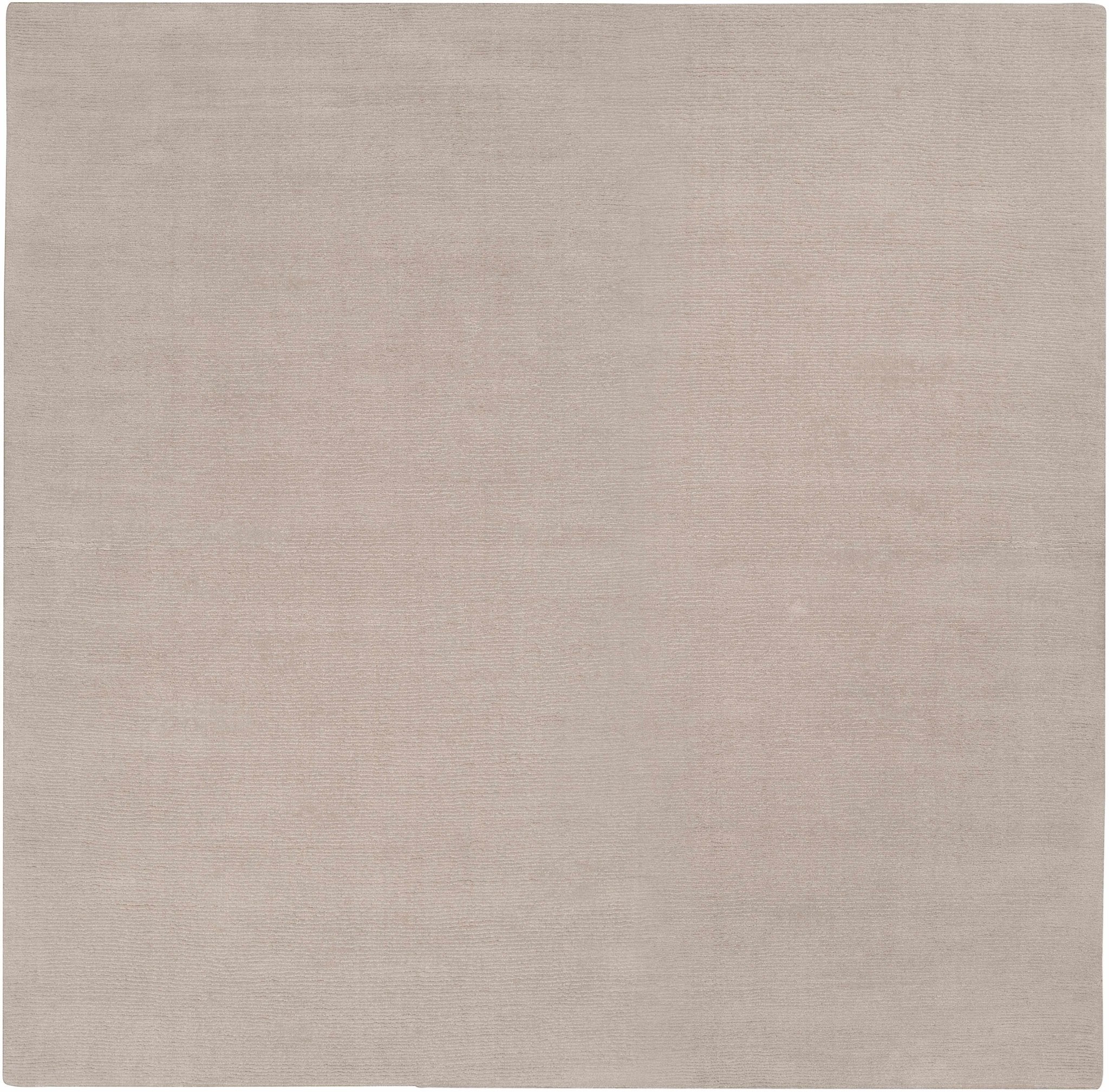 Modern Solid Plain Taupe Hand loomed Multi Size wool Rug - Image 5
