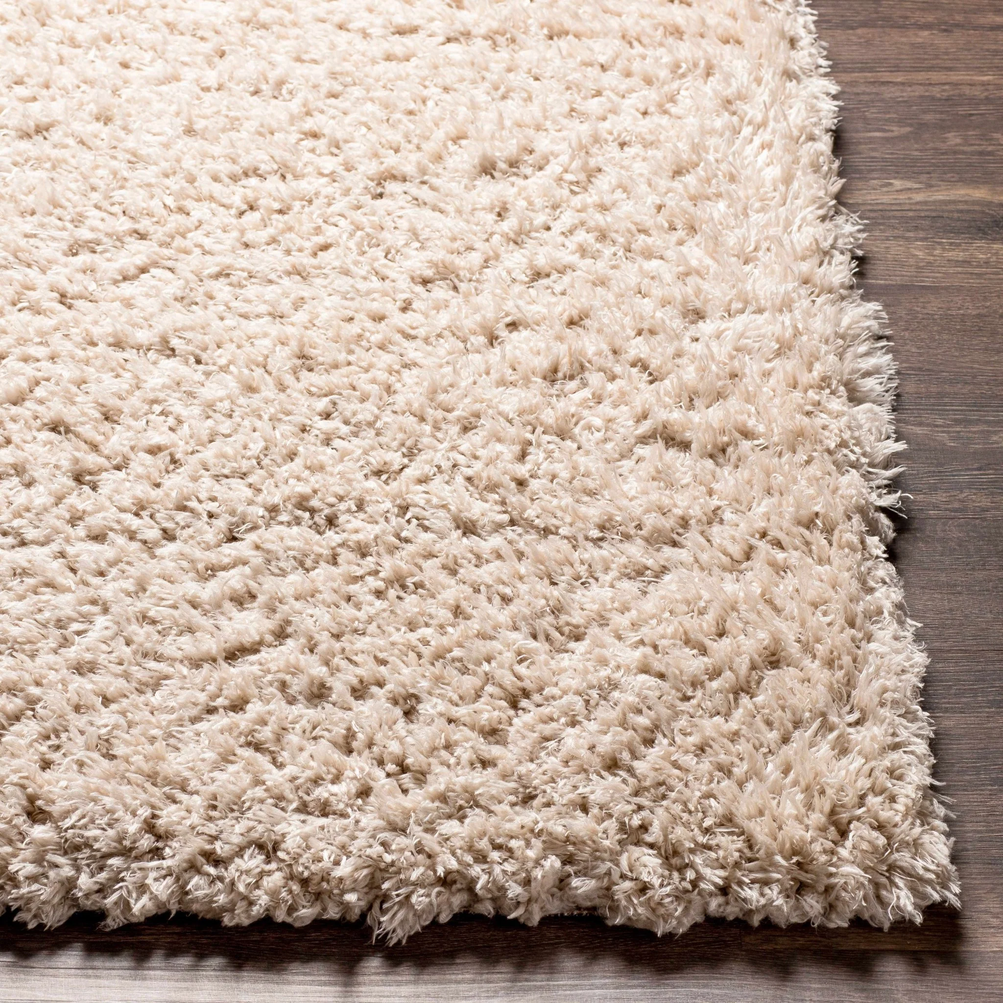 Modern Solid Tan Moroccan Style Plush Pile Multi Size area rug - Image 8