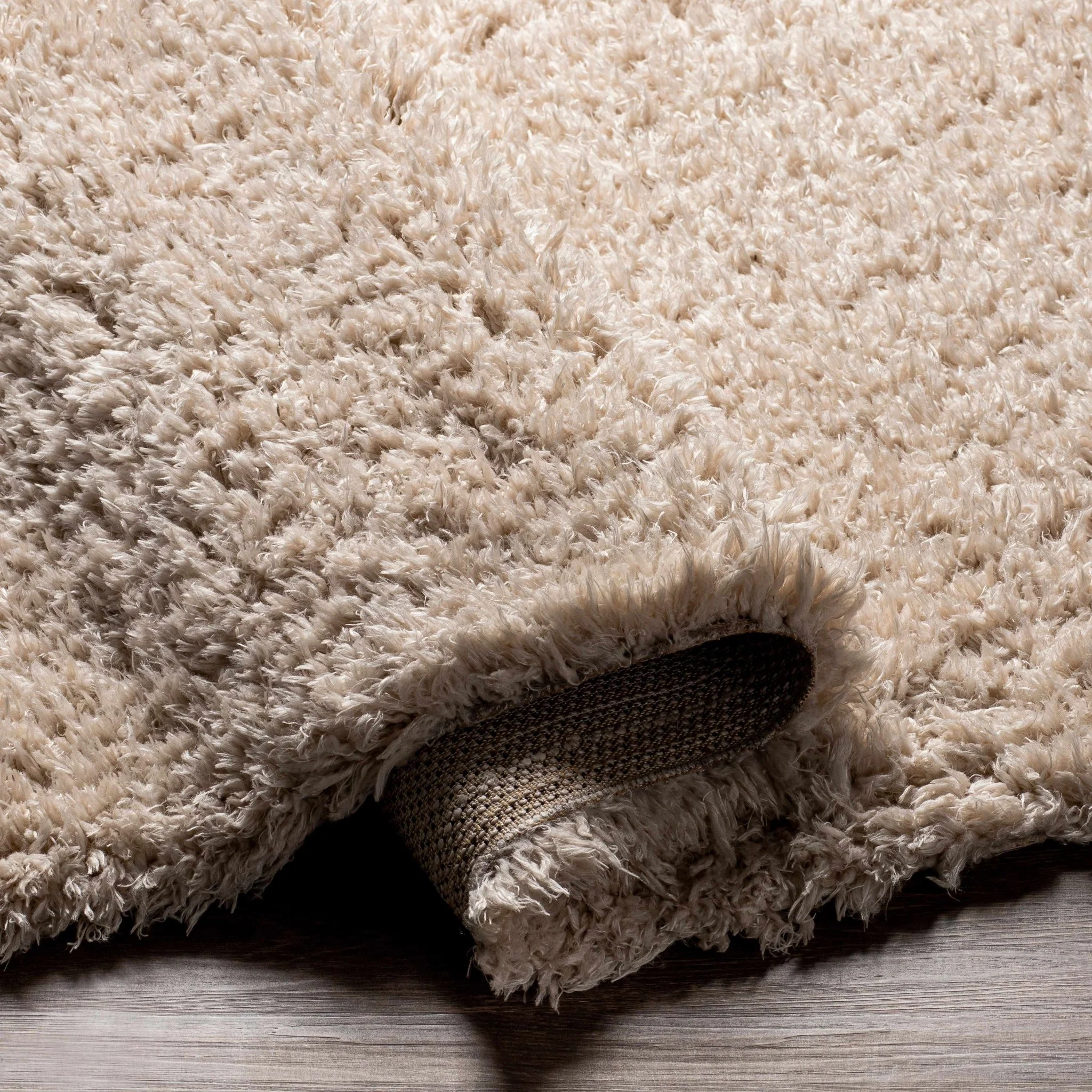 Modern Solid Tan Moroccan Style Plush Pile Multi Size area rug - Image 9