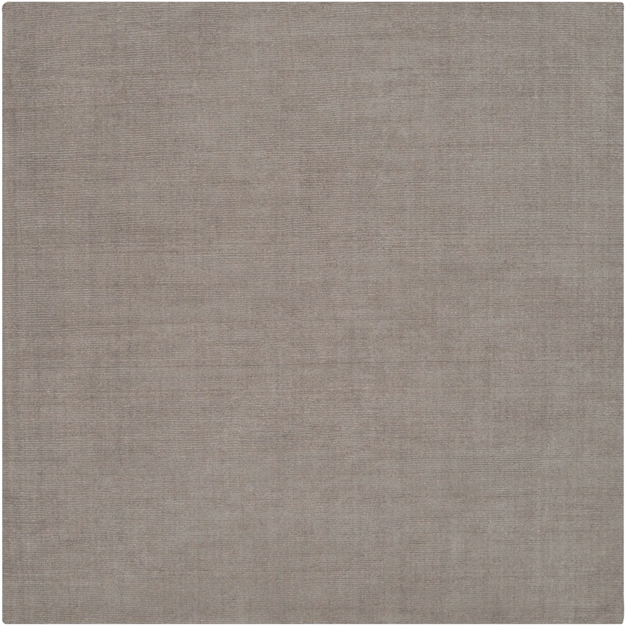Modern Solid Taupe Stripes Texture Hand-loom Multi Size Wool Area Rug - Image 11