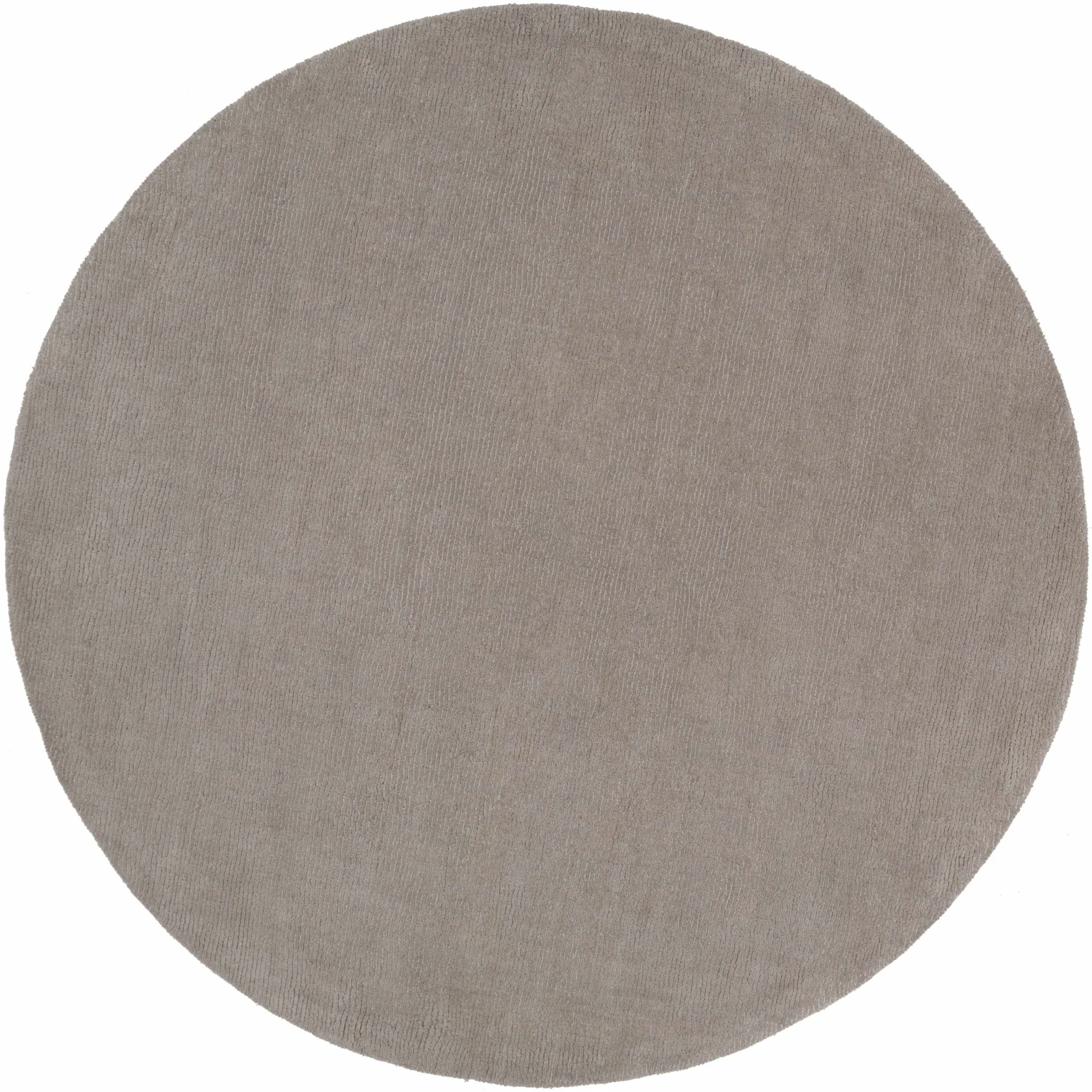 Modern Solid Taupe Stripes Texture Hand-loom Multi Size Wool Area Rug - Image 9