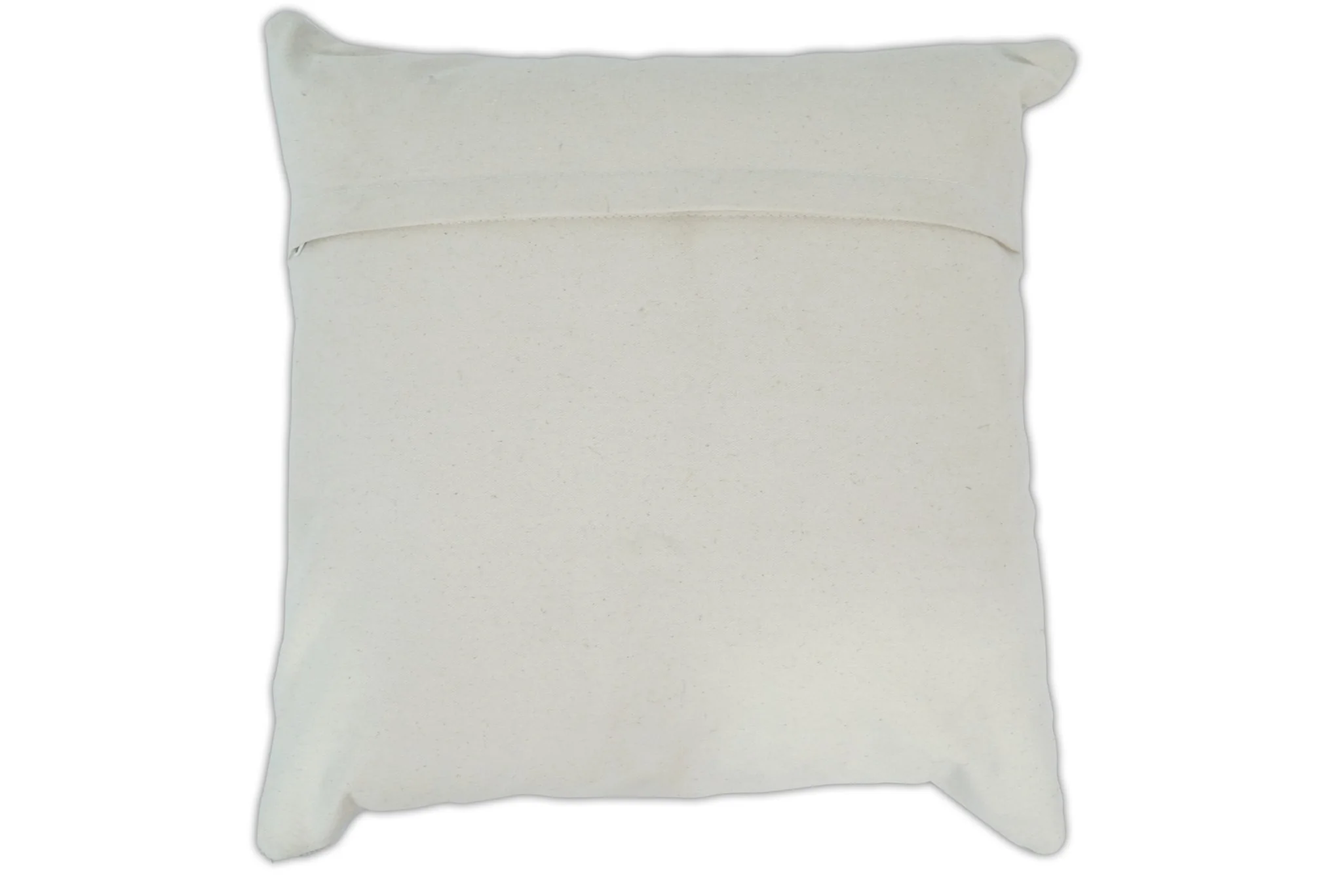 Modern Geometric Silver and Ivory Striped Genuine leather Pillow, Cushion - Image 5