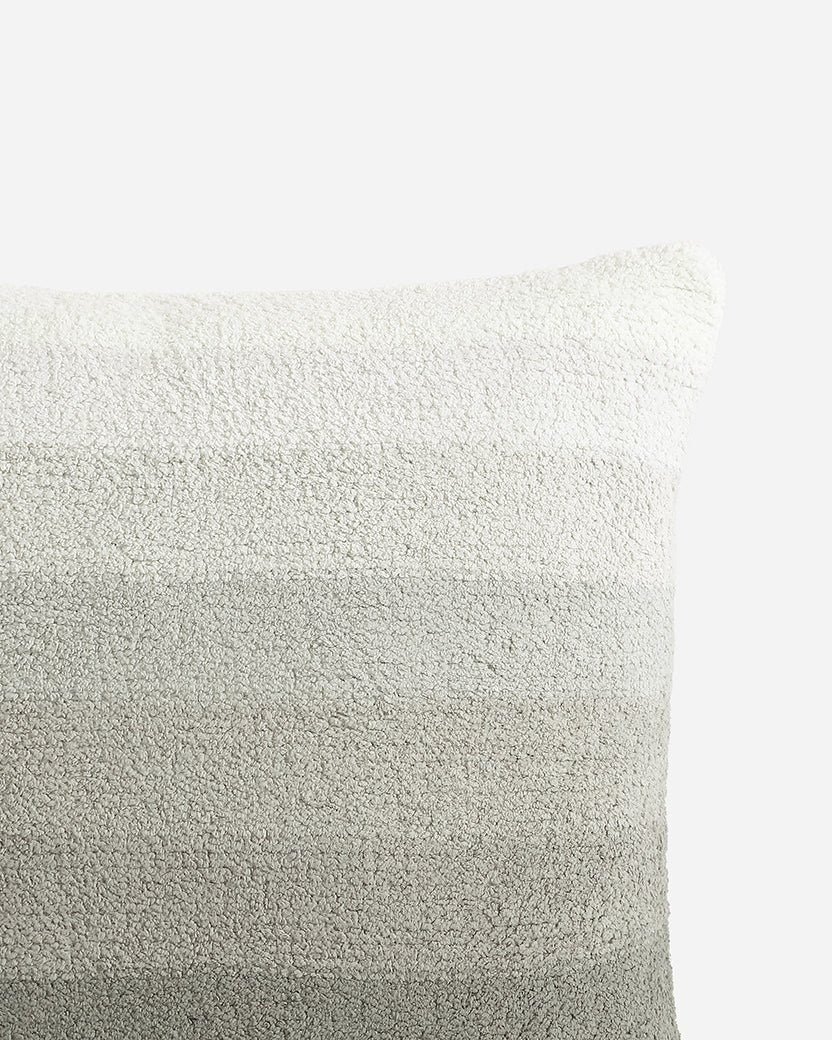 Modern Stripes Pattern Ombre Granite Color Throw Pillow - Image 2